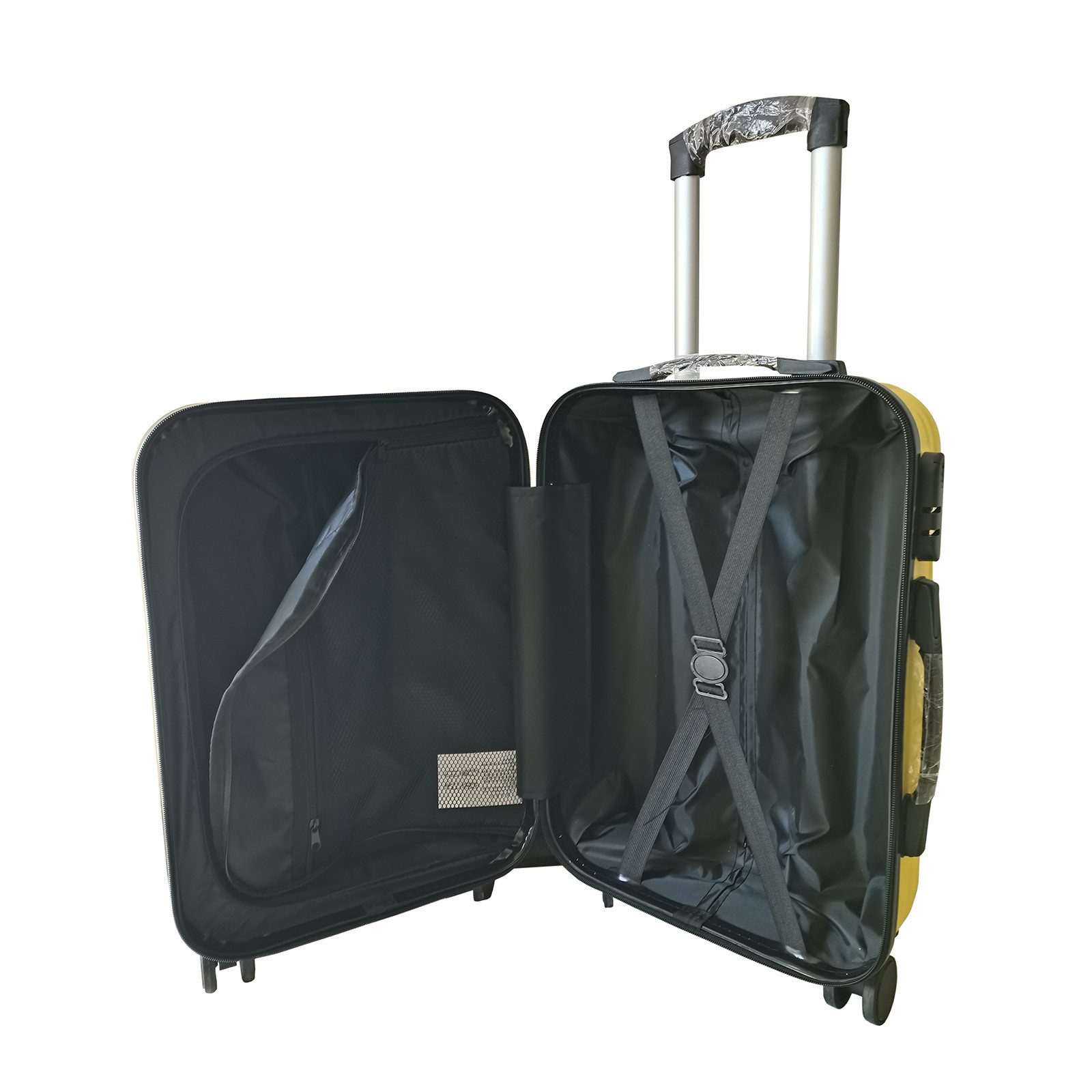 NTK-Collection Kofferset Kofferset Frenzi 4-teilig, 4 Rollen, (Set, 4 tlg., 4 Koffer), Hartschalenkoffer mit Rollen Teleskopgriff Zahlenschloss