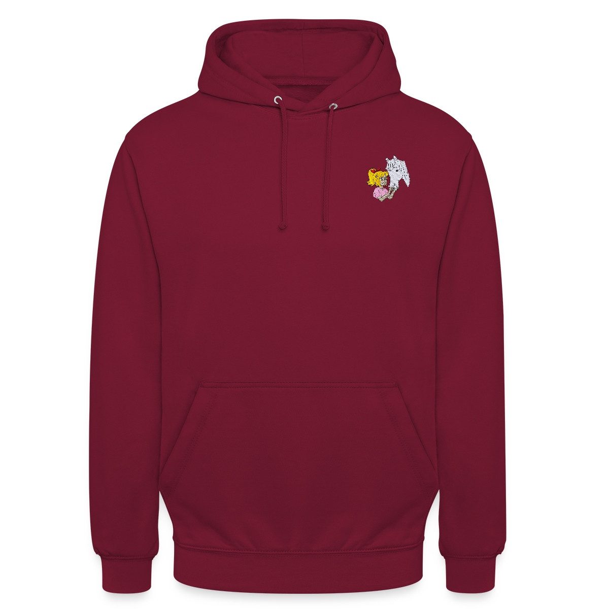 Spreadshirt Hoodie Bibi & Tina Bibi und Sabrina Stick Unisex Hoodie (1-tlg) Unisex-Schnitt: Sitzt bei Männern körpernah, bei Frauen weit