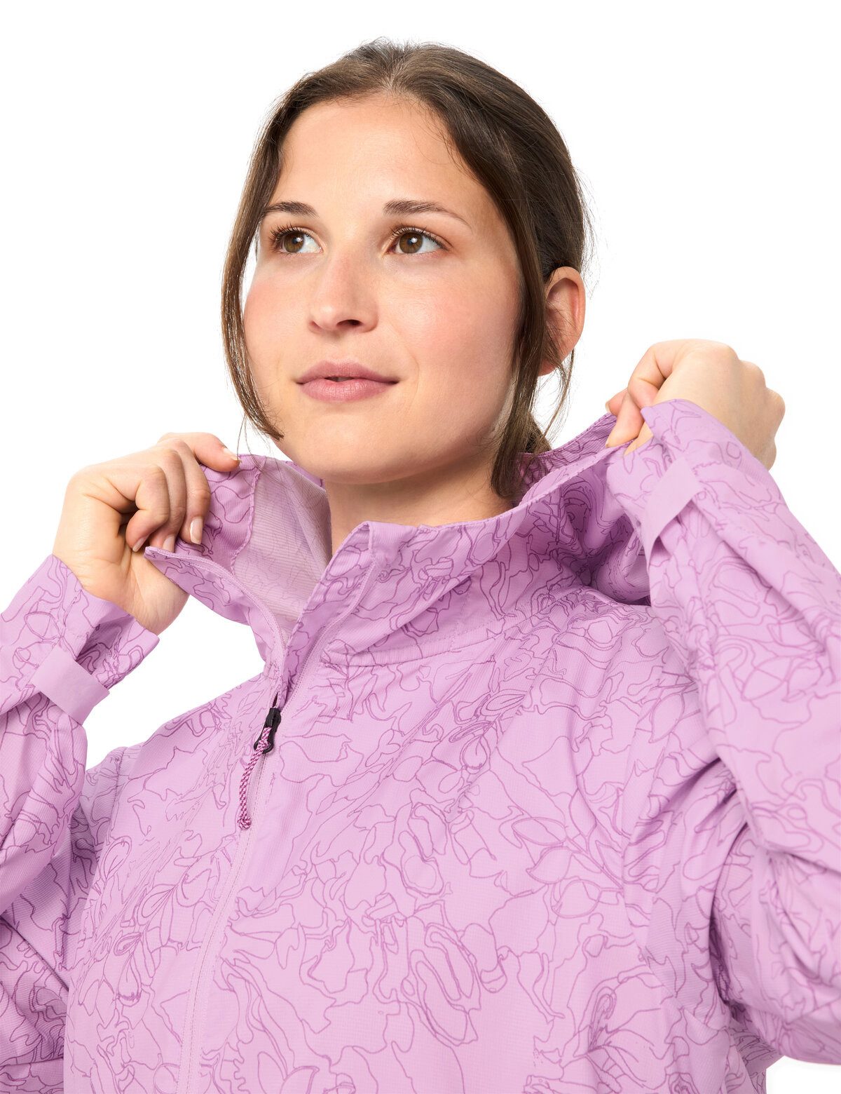 VAUDE Windbreaker Women's Adlux Air Jacket Windabweisend, Sehr atmungsaktiv, Kleines Packmaß – Bild 4 von 5