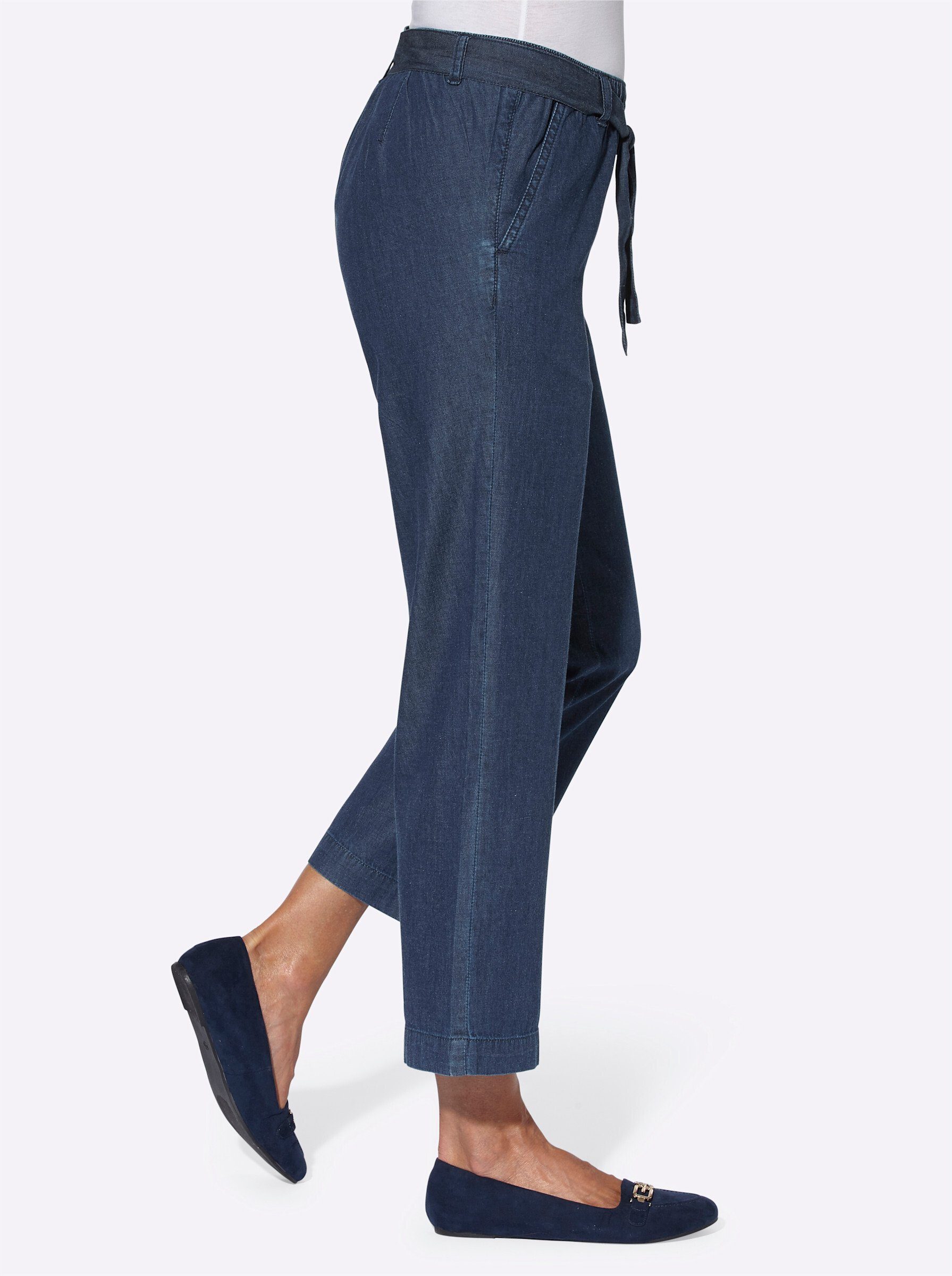 Witt Jeansshorts Jeans-Culotte komfortabel