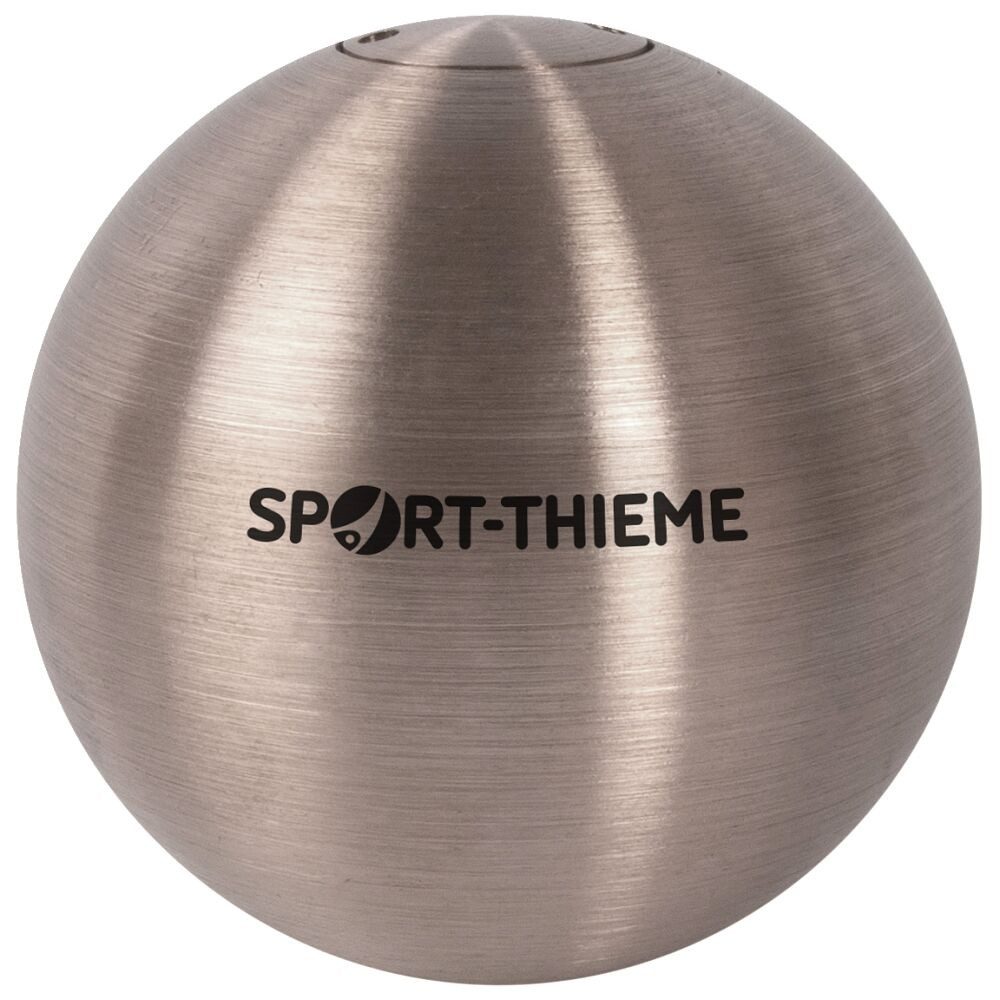 Sport-Thieme Stoßkugel Wettkampf-Stoßkugel Silver, Maschinell gerundet für exakte Balance und Präzision