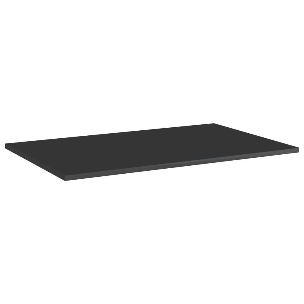 vidaXL Einlegeboden in Hochglanz-Schwarz. Abmessungen (LxBxH) 50x80x1,5 cm (8er-Set)