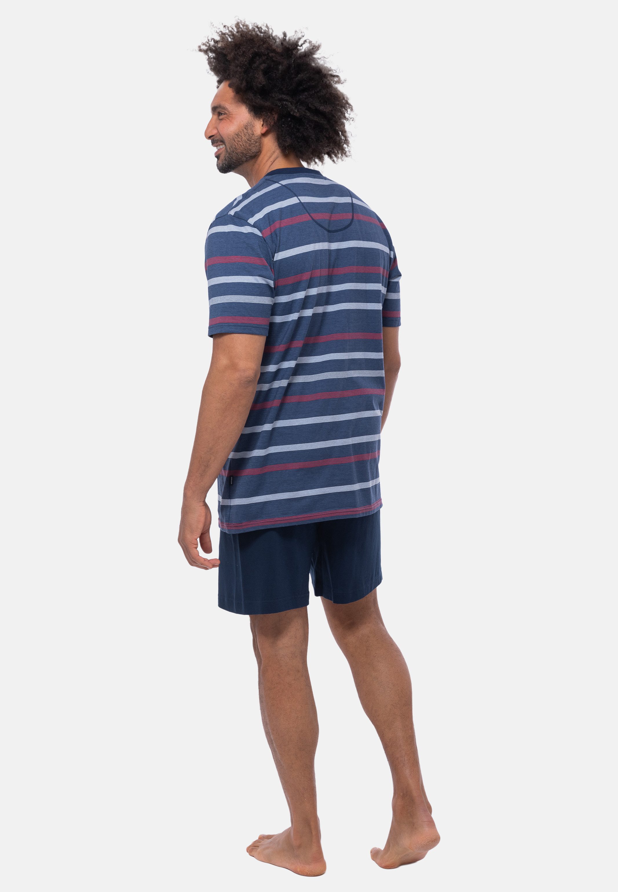 Ammann Pyjama Night & Home Cotton (Set, 2 tlg) Schlafanzug - Baumwolle - Atmungsaktiv