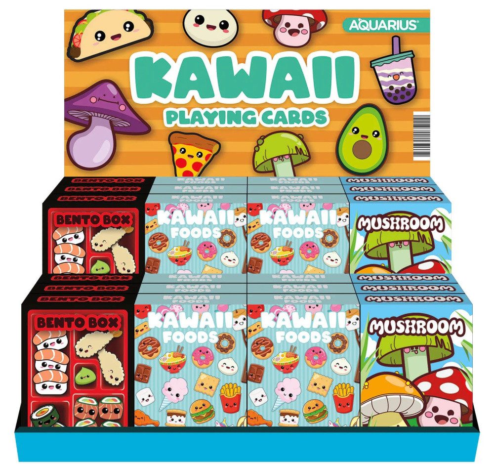 Aquarius Spielesammlung Kawaii Spielkarten Display (24)