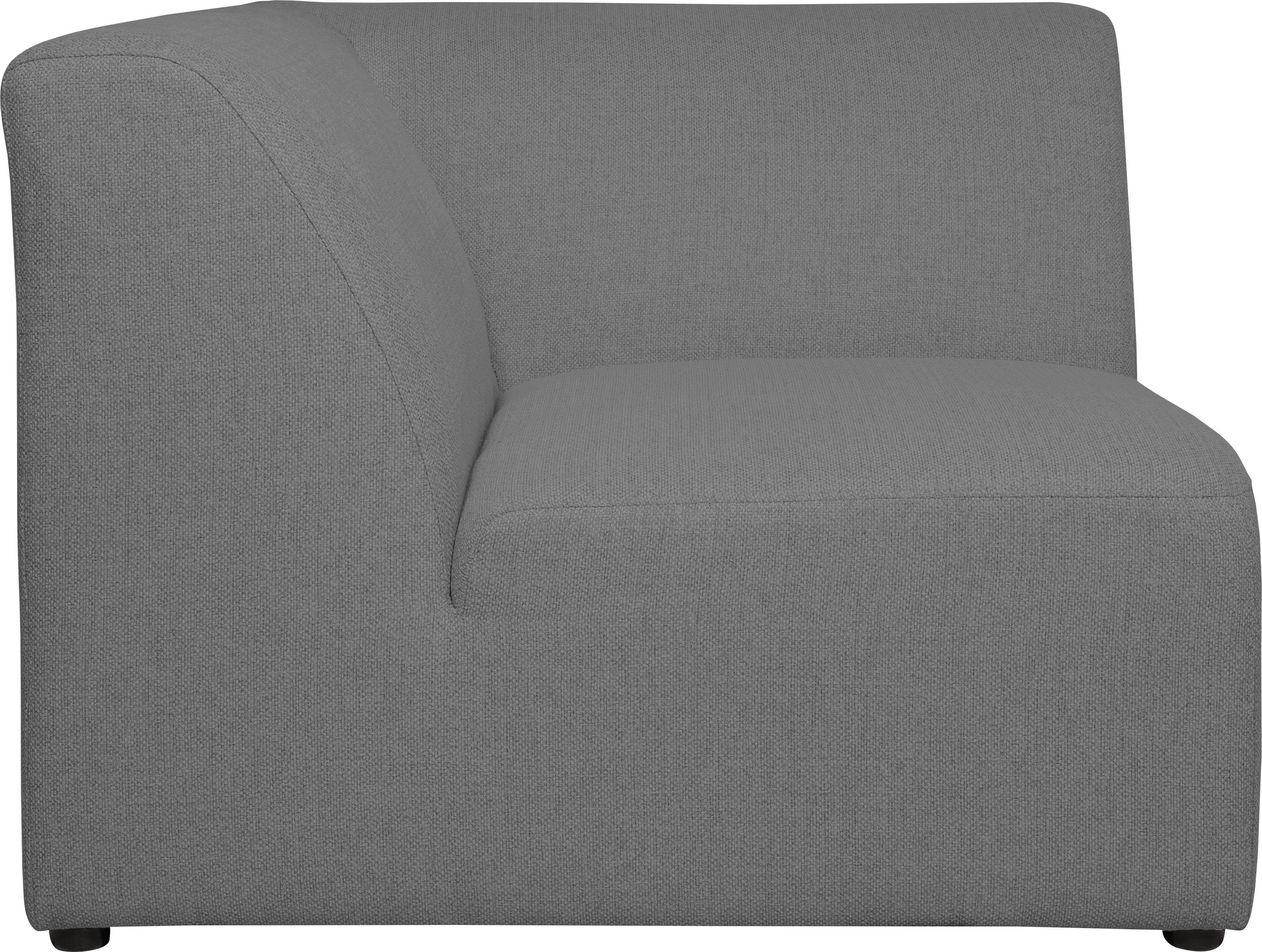 INOSIGN Sofa-Eckelement Komfort, schöne Koa, Proportionen grey angenehmer