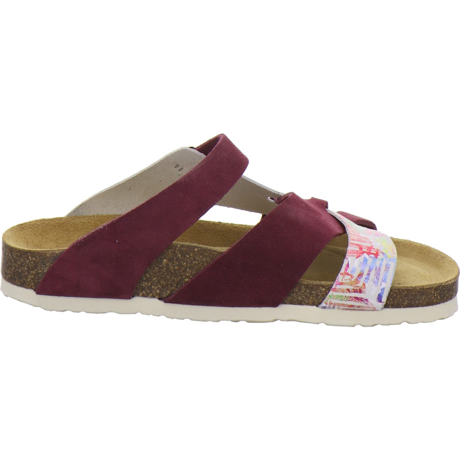 AFS-Schuhe 212290 Kralle Pantolette für Damen mit Fußbett, bequeme Sandalen aus Leder
