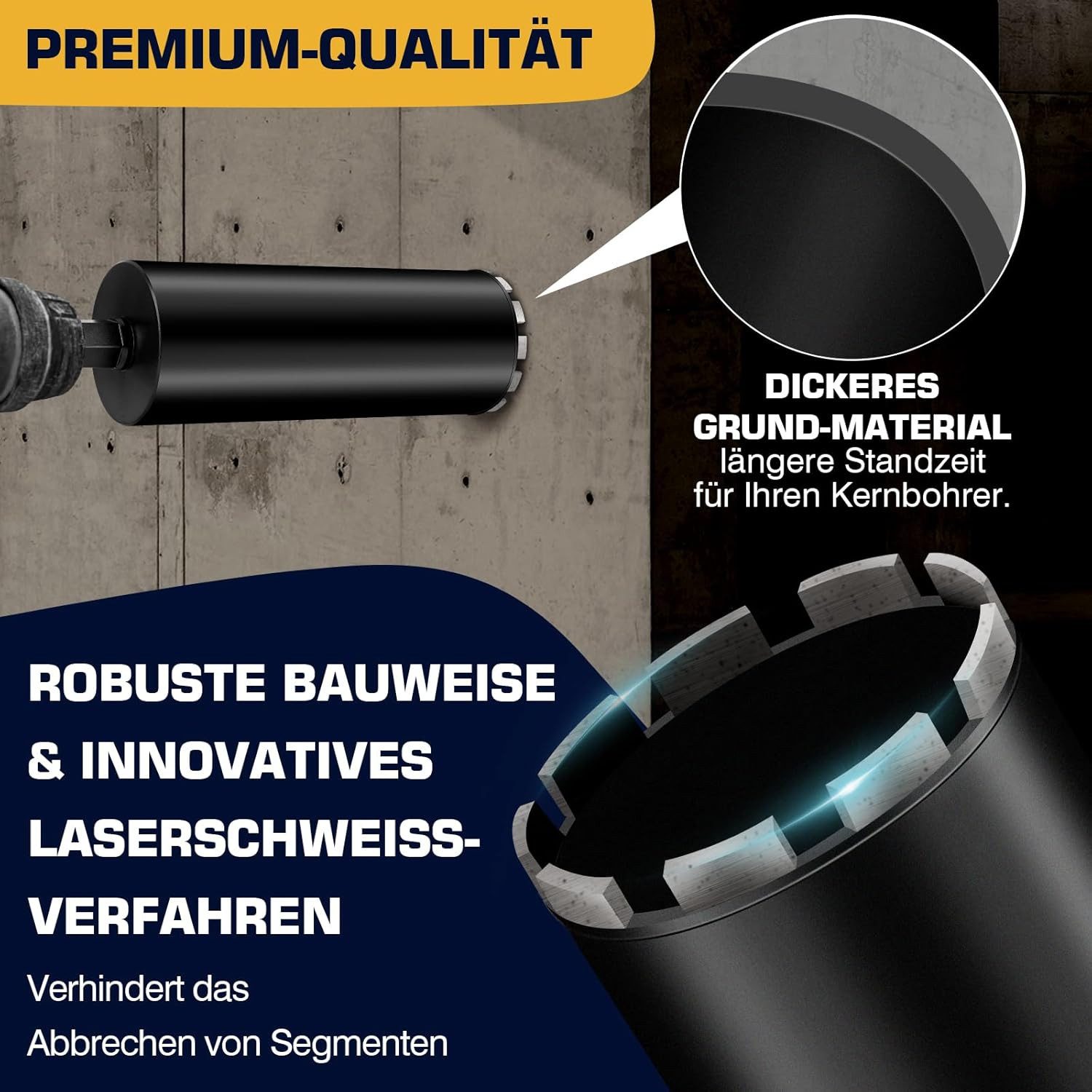 XERSEK Lochsäge Diamantbohrkrone mit SDS Max Kernbohrer Dosensenker Bohrkro günstig online kaufen