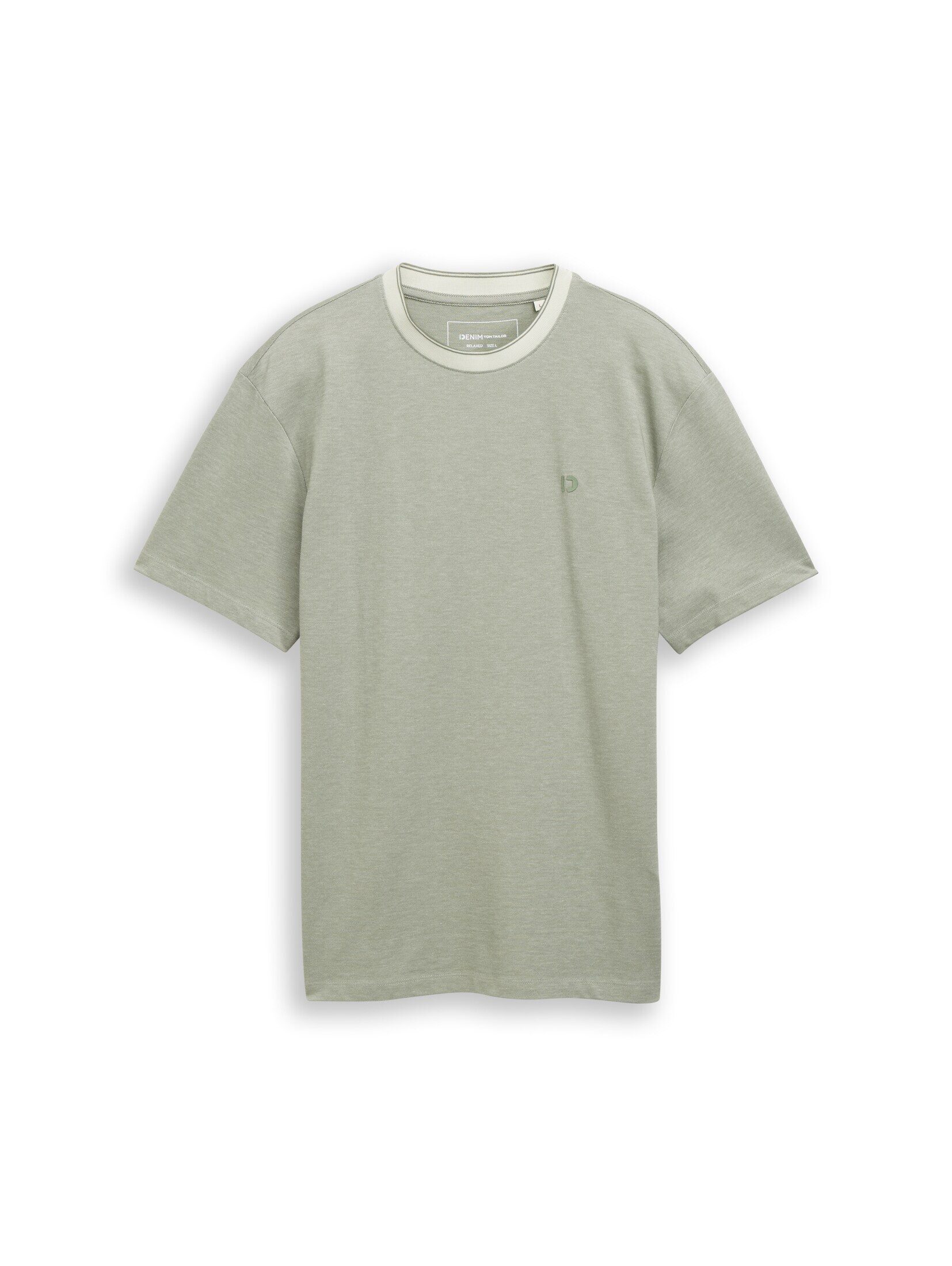 TOM TAILOR Denim T-Shirt T-Shirt Relaxed Fit Piqué T-Shirt günstig online kaufen