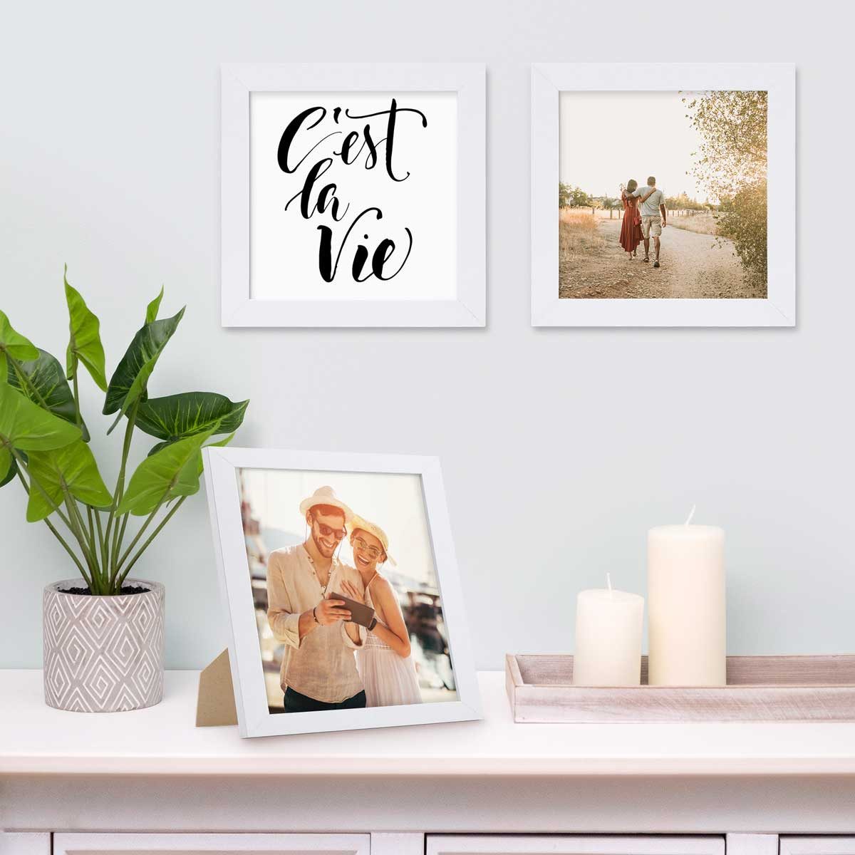 PHOTOLINI Bilderrahmen 3er Set breite Rahmen, günstig online kaufen