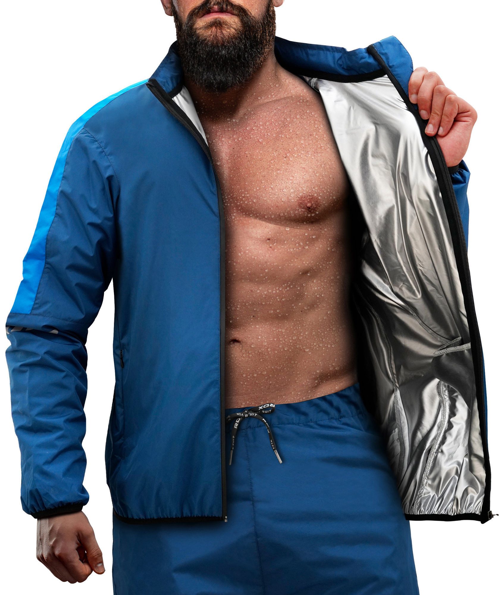 RDX Thermohemd RDX Sweat Suit for Weight Loss,Sauna suit Thermal Fitness Men Women