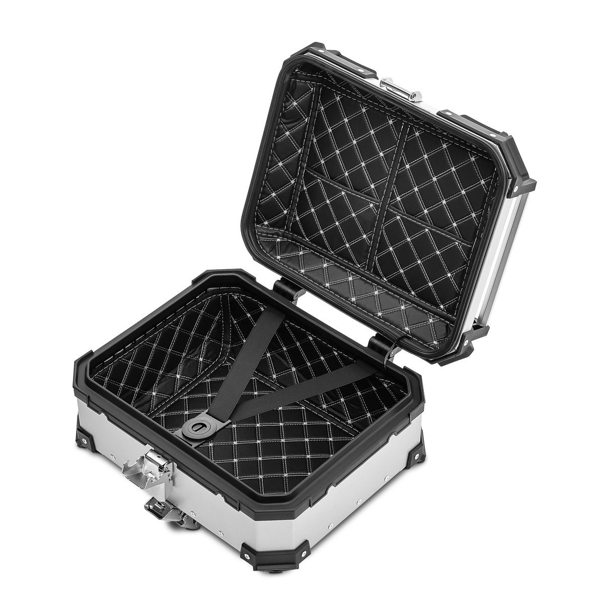 Bagtecs Topcase Set Alu Topcase + Gepäckbrücke passend für KTM 390 Adventure 20-24 # X