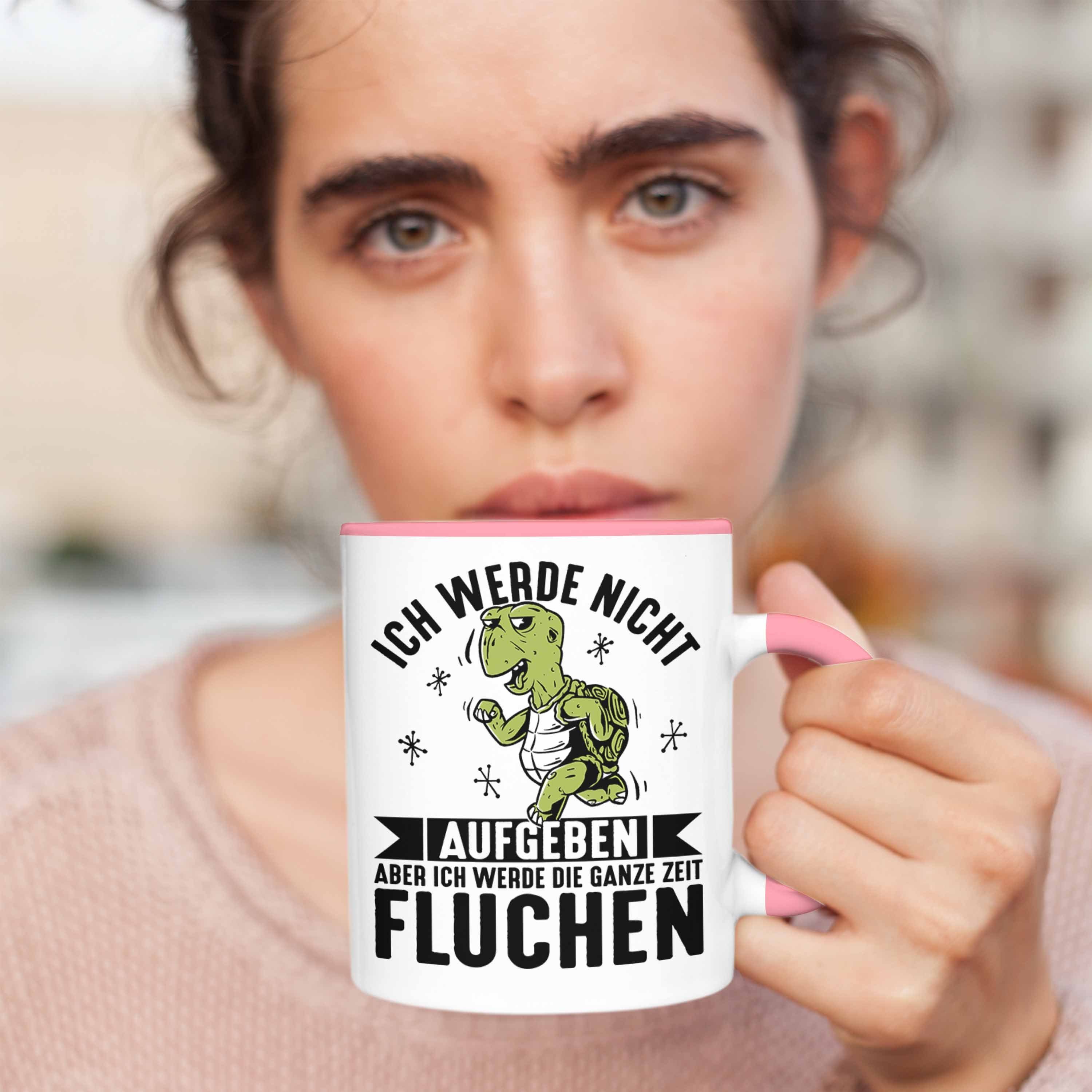 Trendation Tasse Aber Tasse Ganze Werde Geschenk Wandern Ich Zeit Die Aufgeben Fl Nicht Rosa