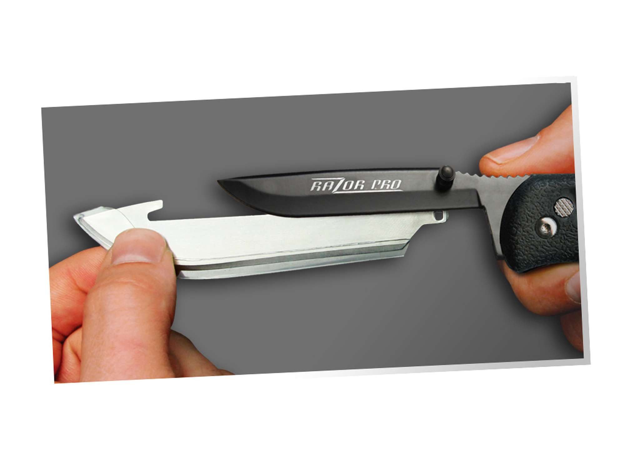 Outdoor Edge Taschenmesser Taschenmesser Razor Pro Orange Clam Pack