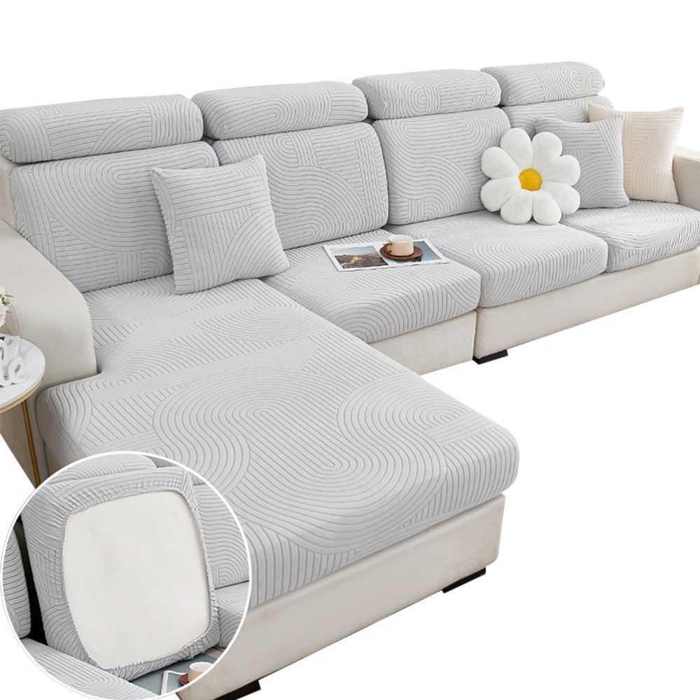 Coonoor Sofahusse Sofa Sitzbezüge Schonbezug, Elastic Stretch Sofasitzbezug günstig online kaufen