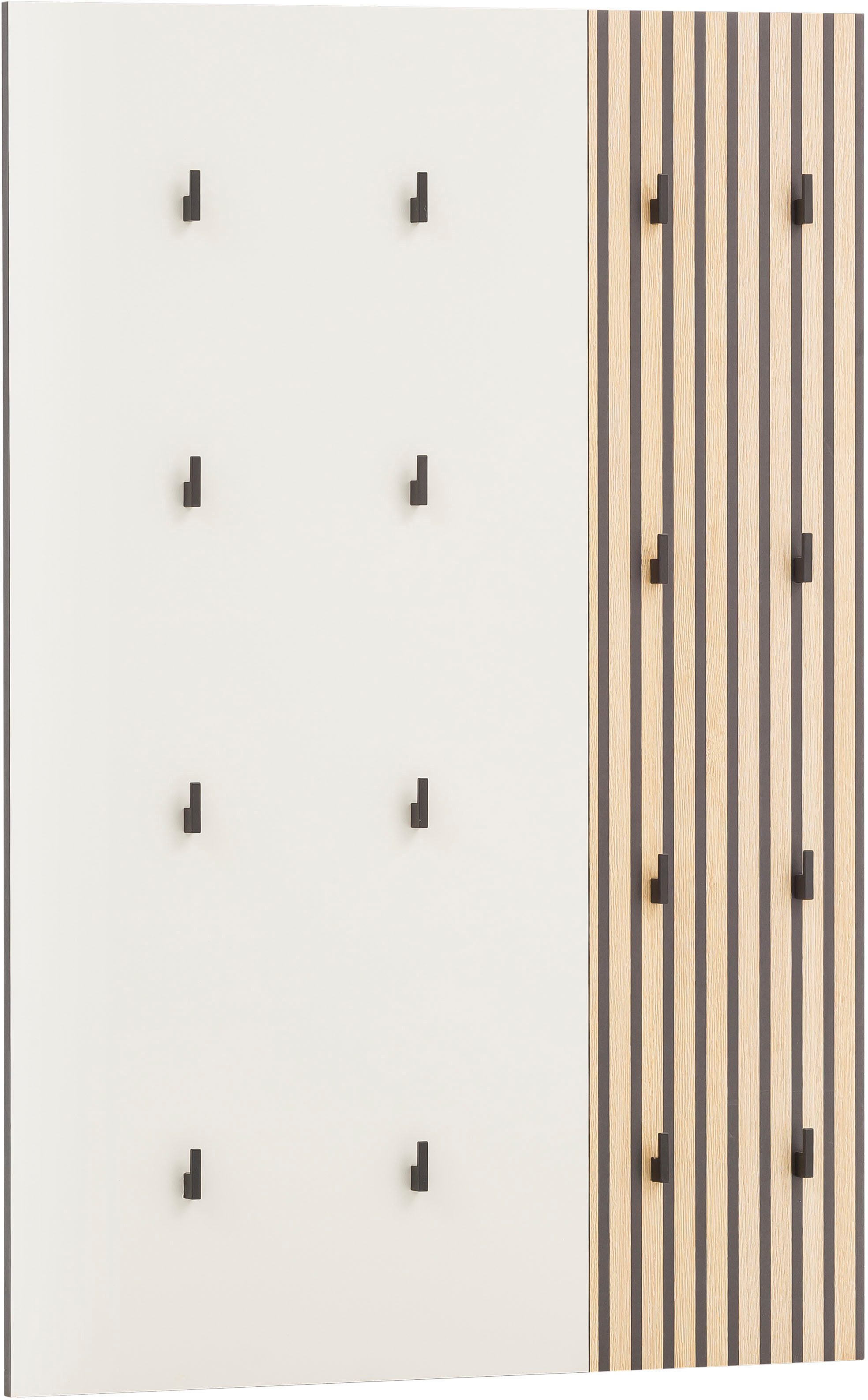 Schildmeyer Шафиpaneel Alexa, Breite 73 cm, Mit Akustikprint, 16 Kleiderhaken