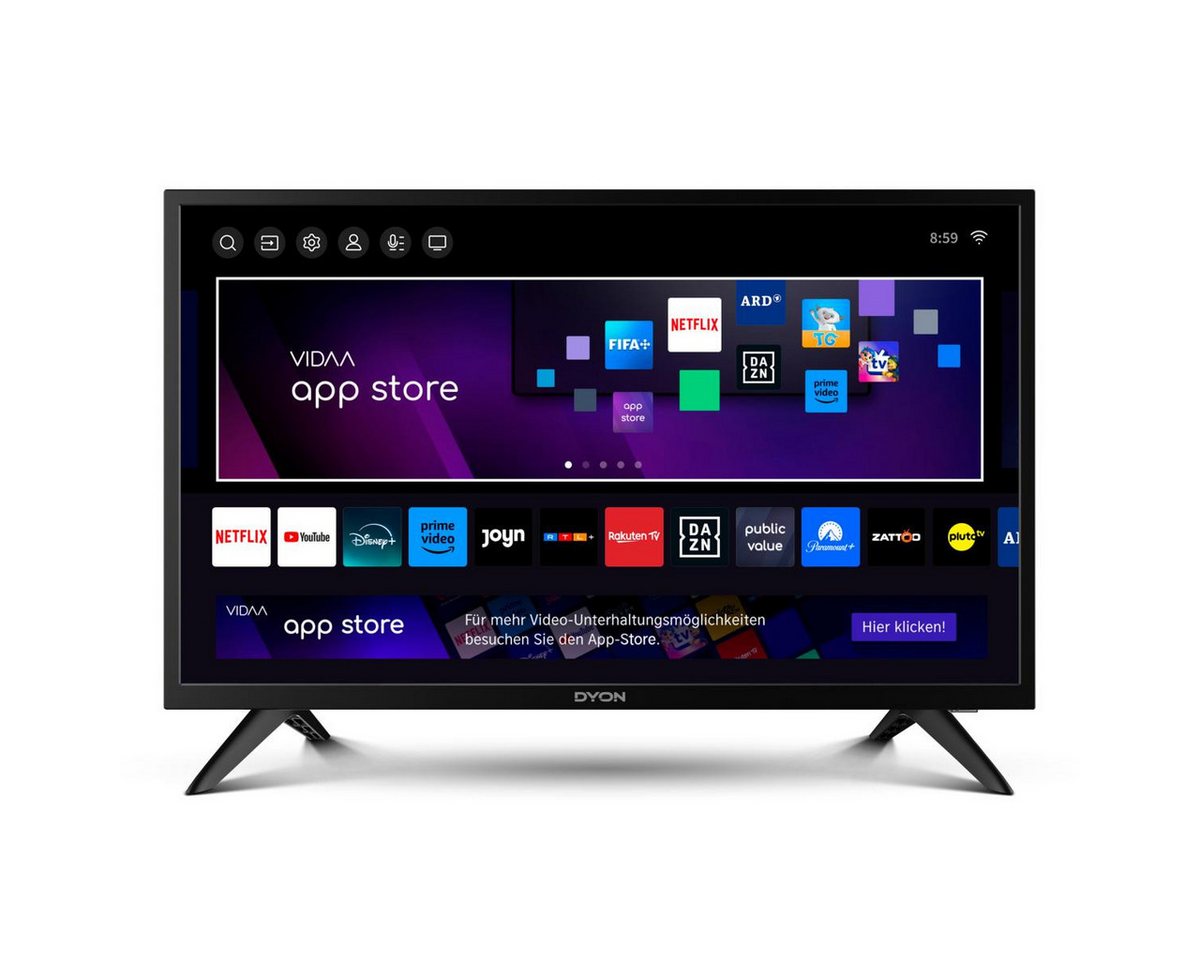 Dyon Movie Smart 22 VX LED-Fernseher (55 cm/22 Zoll, Full-HD, Smart-TV mit LAN-Anschlussmöglichkeit, Benutzermenü) schwarz ! RABATT: 65.84% Dyon Movie Smart 22 VX LED-Fernseher (55 cm/22 Zoll, Full-HD, Smart-TV mit LAN-Anschlussmöglichkeit, Benutzermenü) schwarz ! RABATT: 65.84%