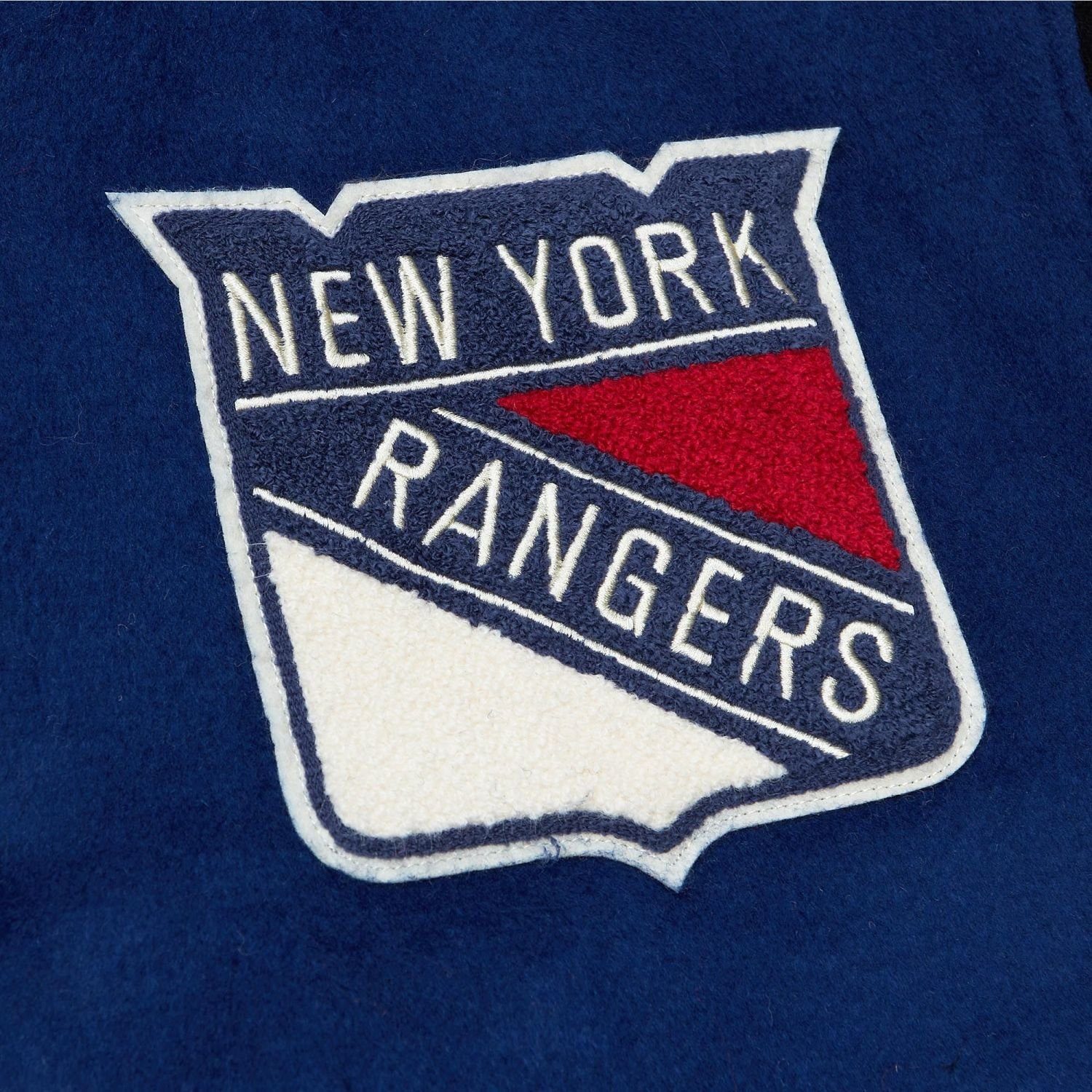 Mitchell & Rangers York Collegejacke Varsity Ness Wool New Legacy NHL