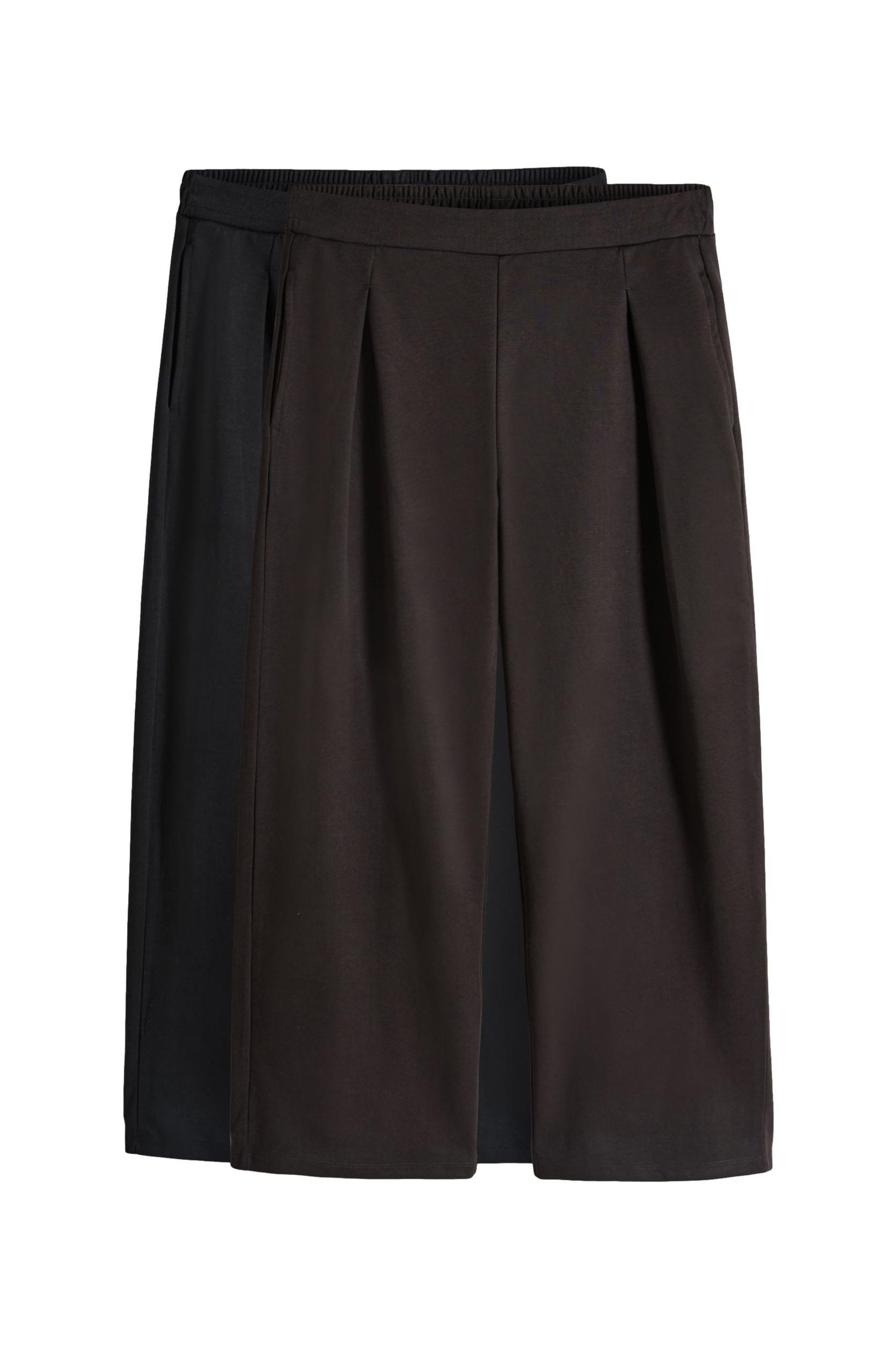 The Set Jogginghose The Set weite Interlock-Jogginghosen, 2er-Pack (2-tlg) günstig online kaufen