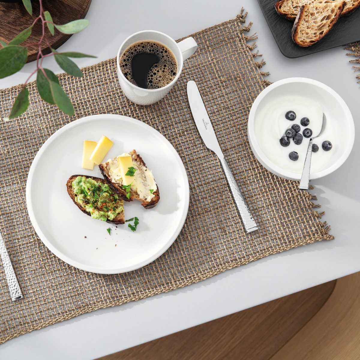 Villeroy & Boch Frühstücks-Geschirrset Artesano Original, Porzellan, 6-tlg.