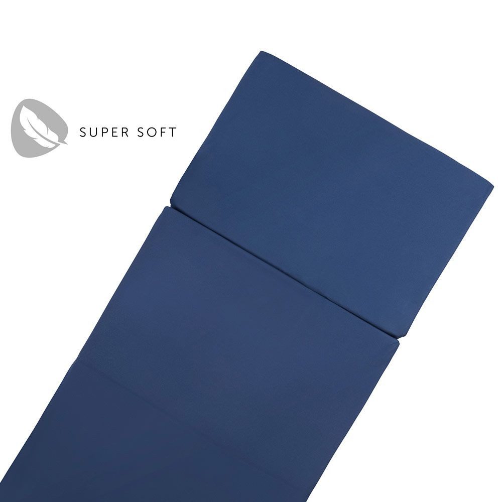 Hauck Baby-Reisebett Sleeper 60 x 120 cm - Uni Navy, Reisebettmatratze 60x120 cm Matratze für Baby Reisebett mit Tasche – Bild 4 von 5