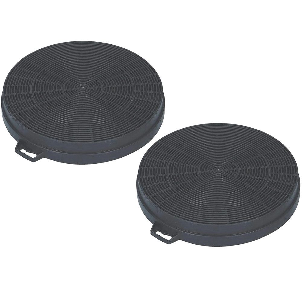 Trade-Shop Aktivkohlefilter 2x passend für Constructa CD616190 CD617150 CD619150 CZ5115X5 Z5115X5, Zubehör für Bosch / Siemens / Neff 00353121, 353121, DHZ5140, DHZ5146, Dunstabzugshauben-Zubehör / mit Ösen zur Befestigung