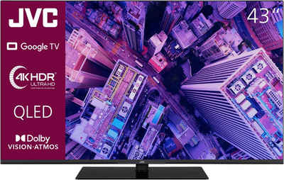 JVC LT-43VGQ8255 QLED-Fernseher (108 cm/43 Zoll, 4K Ultra HD, Google TV, Smart-TV)