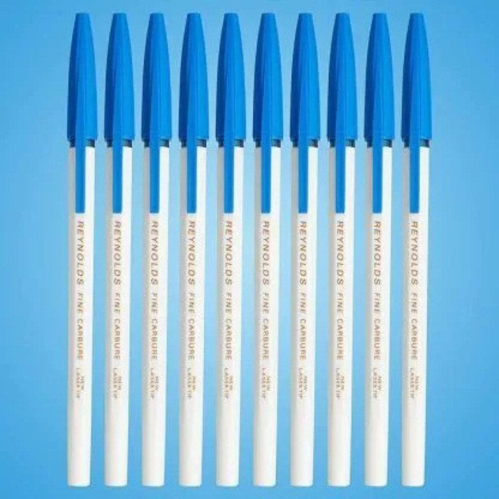 Kugelschreiber Reynolds Kugelschreiber 10er Pack, (Packung, 10-tlg., Reynolds Kugelschreiber 10er Pack), Leicht & präzise – ideal für Vielschreiber