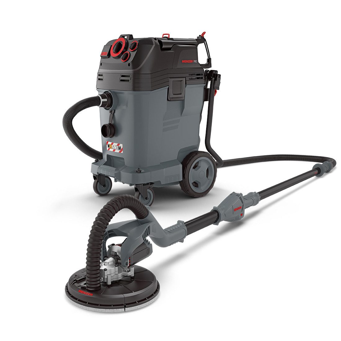 MENZER Trockenbauschleifer LHS 225 VARIO + VCM 550 PRO, max. 2100 U/min, (S günstig online kaufen