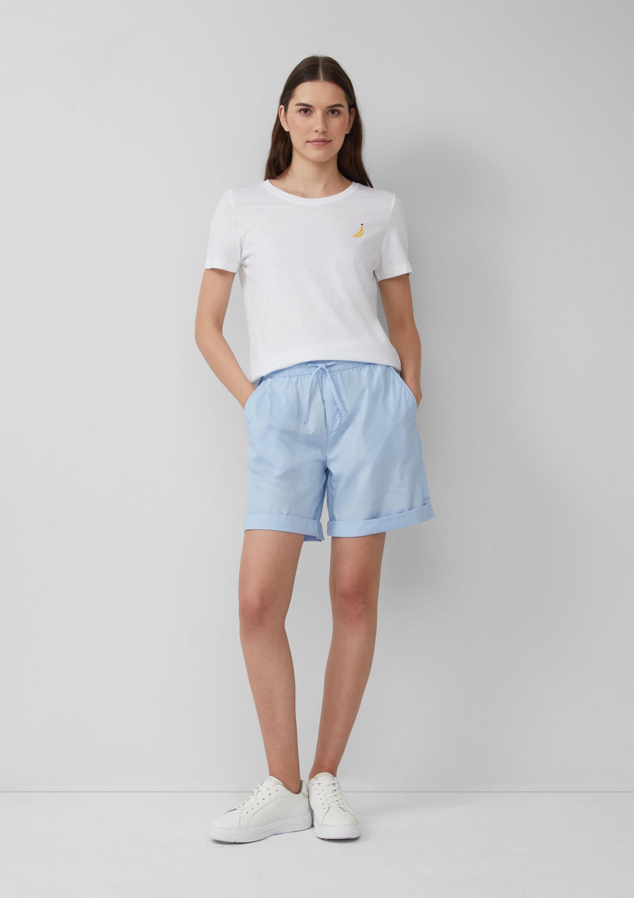 s.Oliver Shorts Hose Leichte Relaxed-Fit-Shorts aus Baumwollmix günstig online kaufen