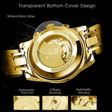 aswan watch Anpassbar und langlebig Watch, Hochwertige Design mit Automatisches Uhrwerk, 3ATM Wasserdichtigkeit