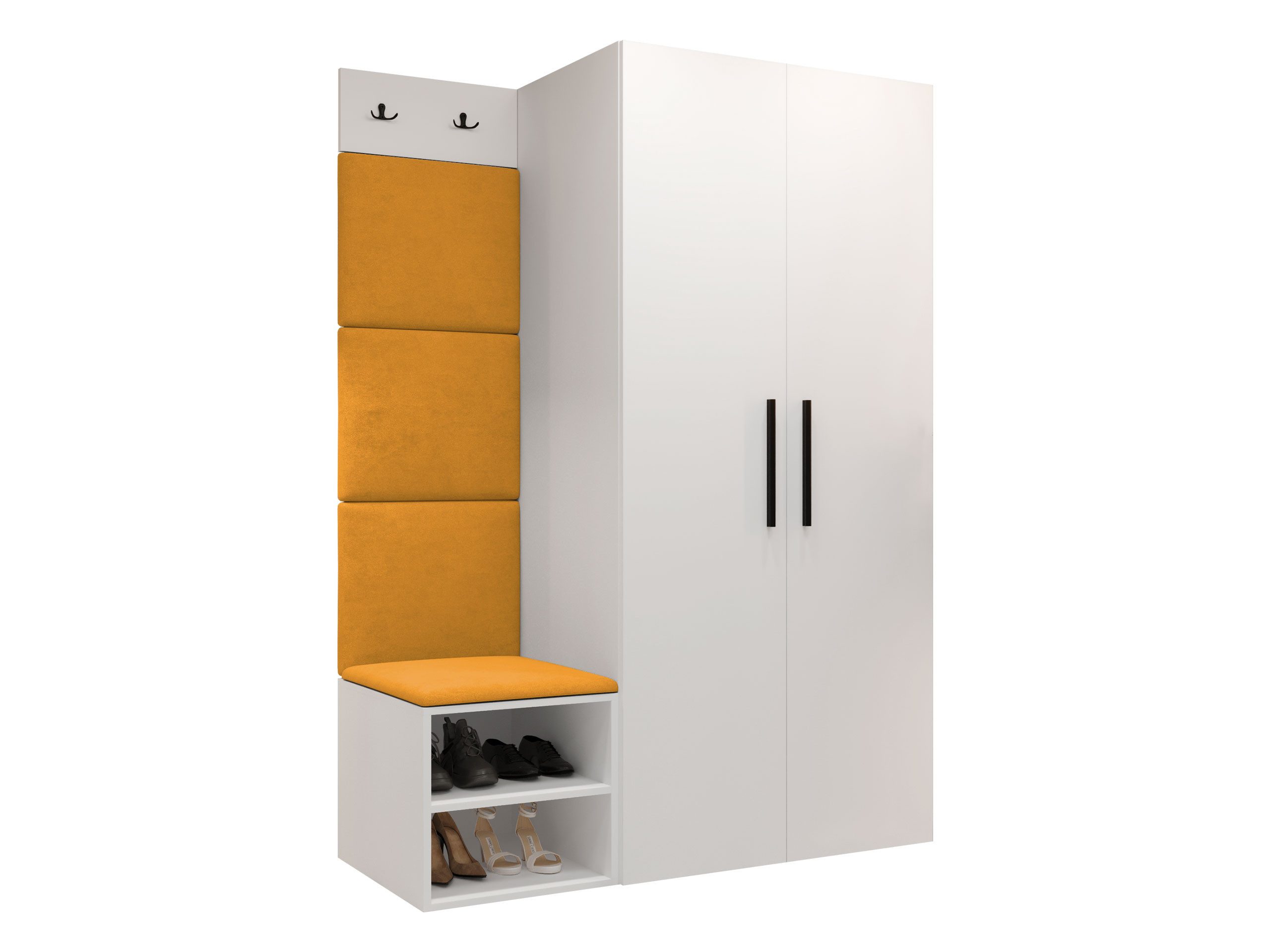 MIRJAN24 Garderoben-Set Medi IV, (Drehtürenschrank, Schuhschrank, günstig online kaufen