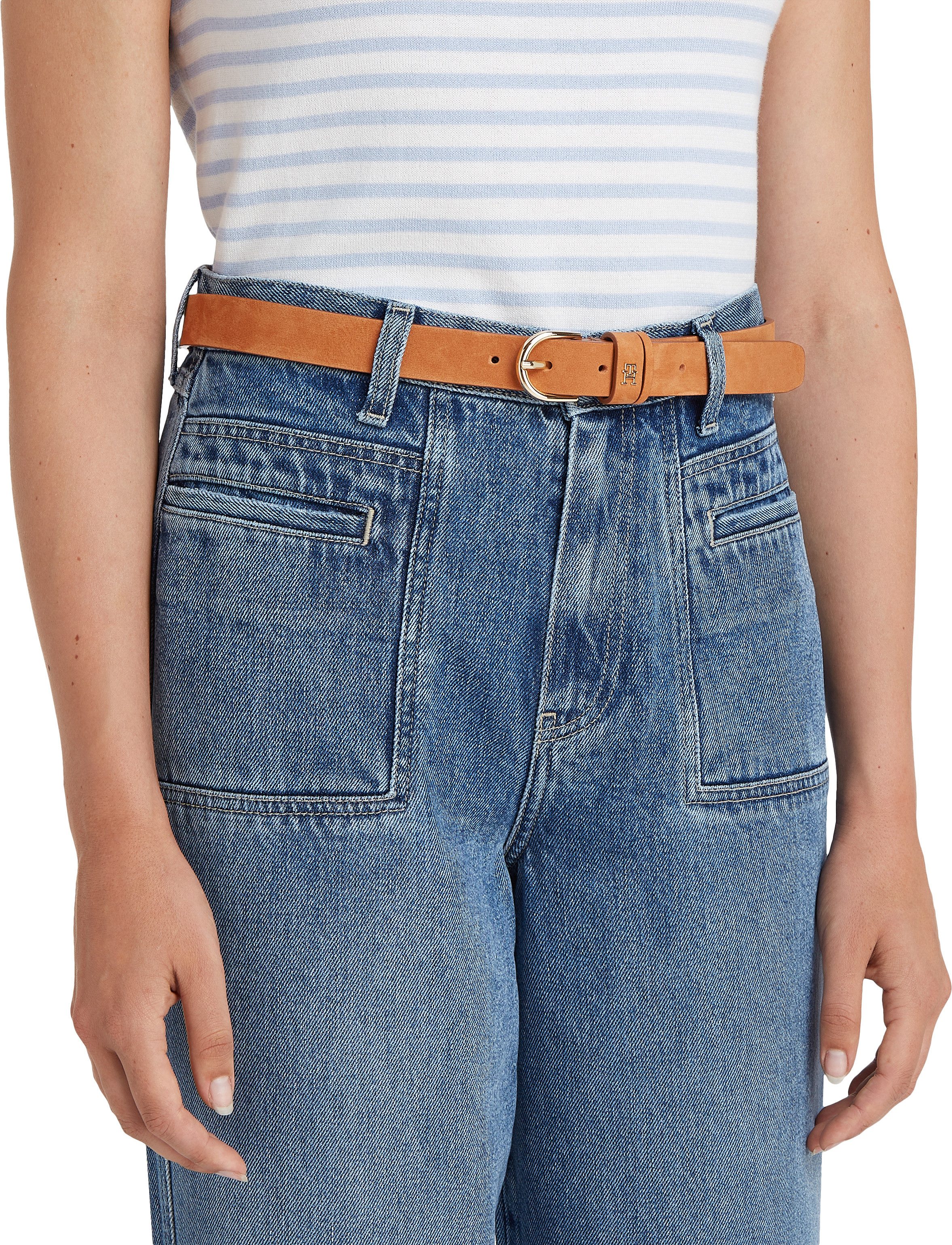 Tommy Hilfiger Ledergürtel ESSENTIAL EFFORTLESS 2.5 NUBUCK Größenverstellba günstig online kaufen