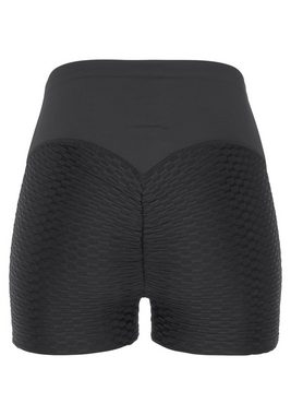 vivance active Shorts -Kurze Hose mit breitem Bund und Wabenoptik