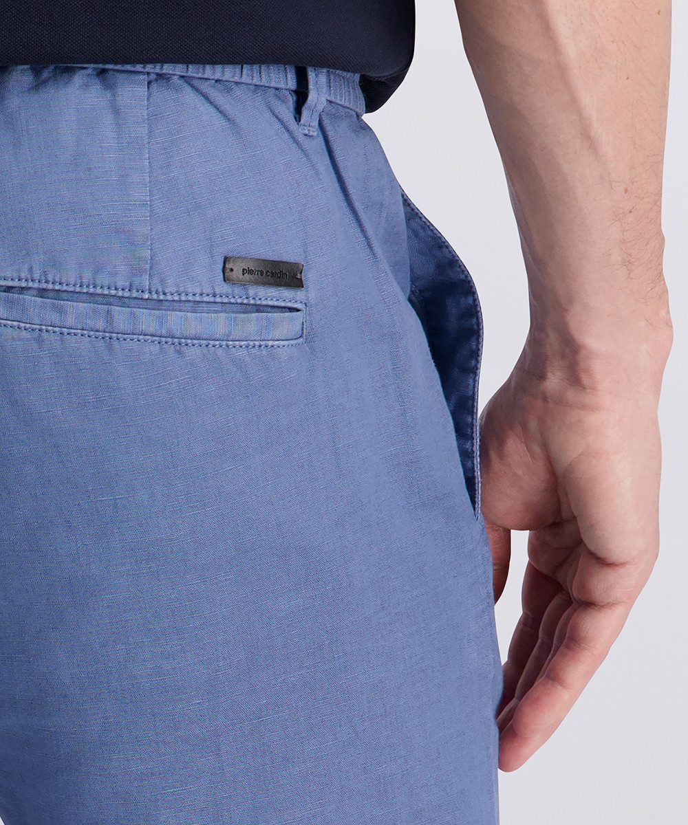 Pierre Cardin Leinenhose Chino Clemont Leinen Mix mit elastischem Bund und Kordelzug