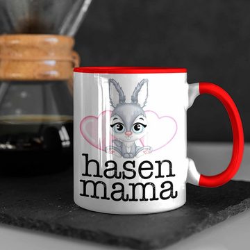 Trendation Tasse Hasen Tasse Geschenk Hasen-Besitzer Kaninchen Kinder Hasen Mama