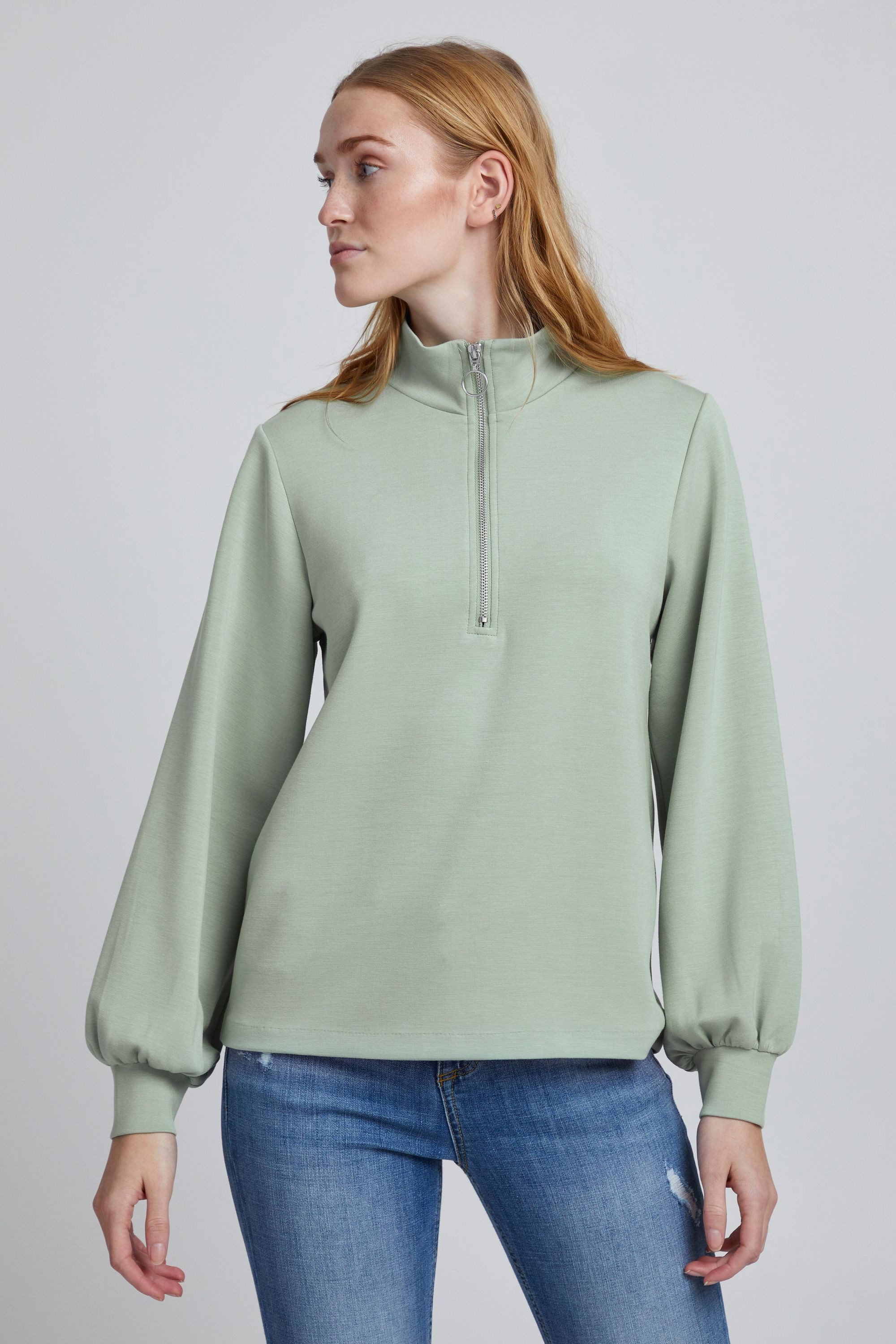 Sweater BYPUSTI HALFZIP -20811037