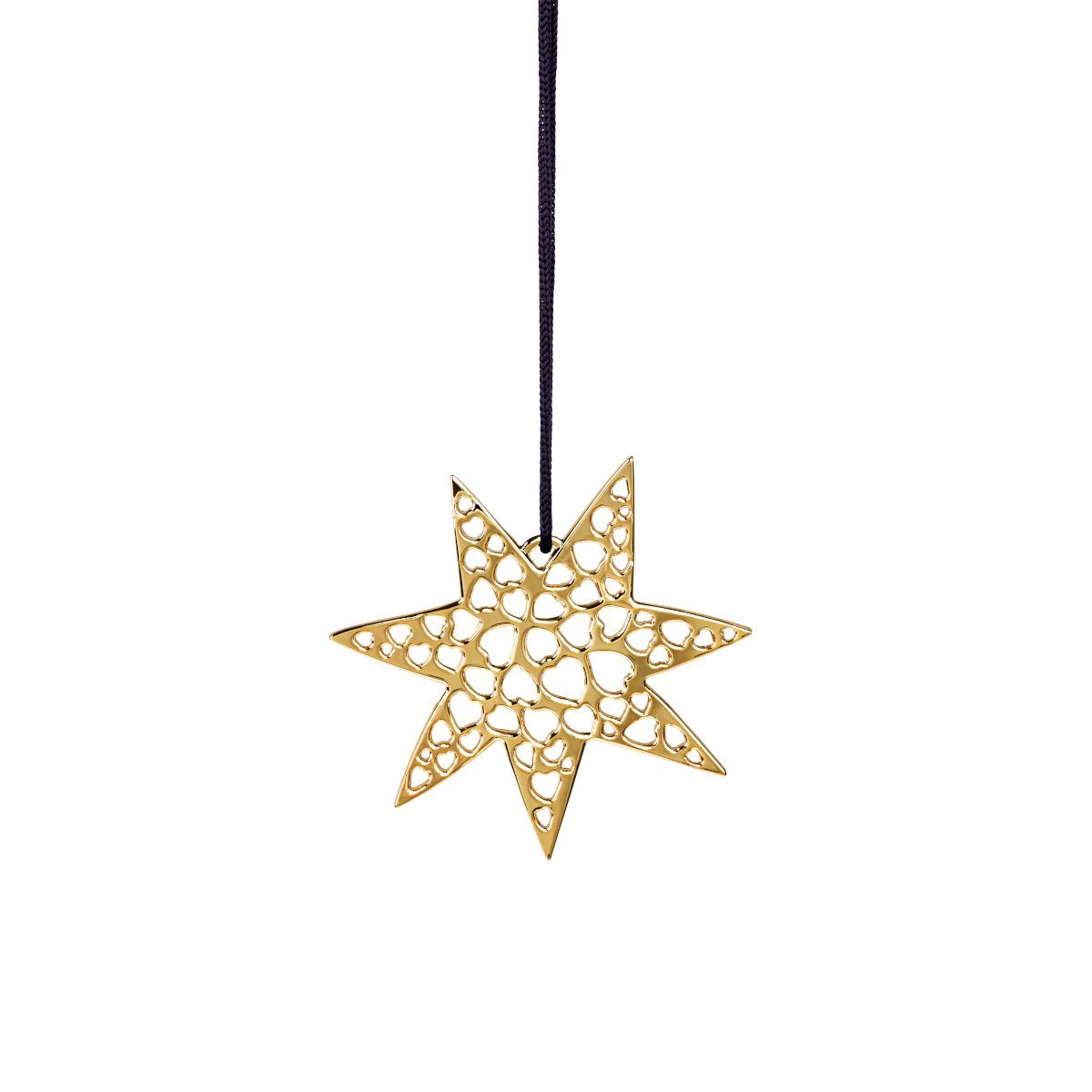 Rosendahl Christbaumschmuck Weihnachtsbaumschmuck Herzstern vergoldet