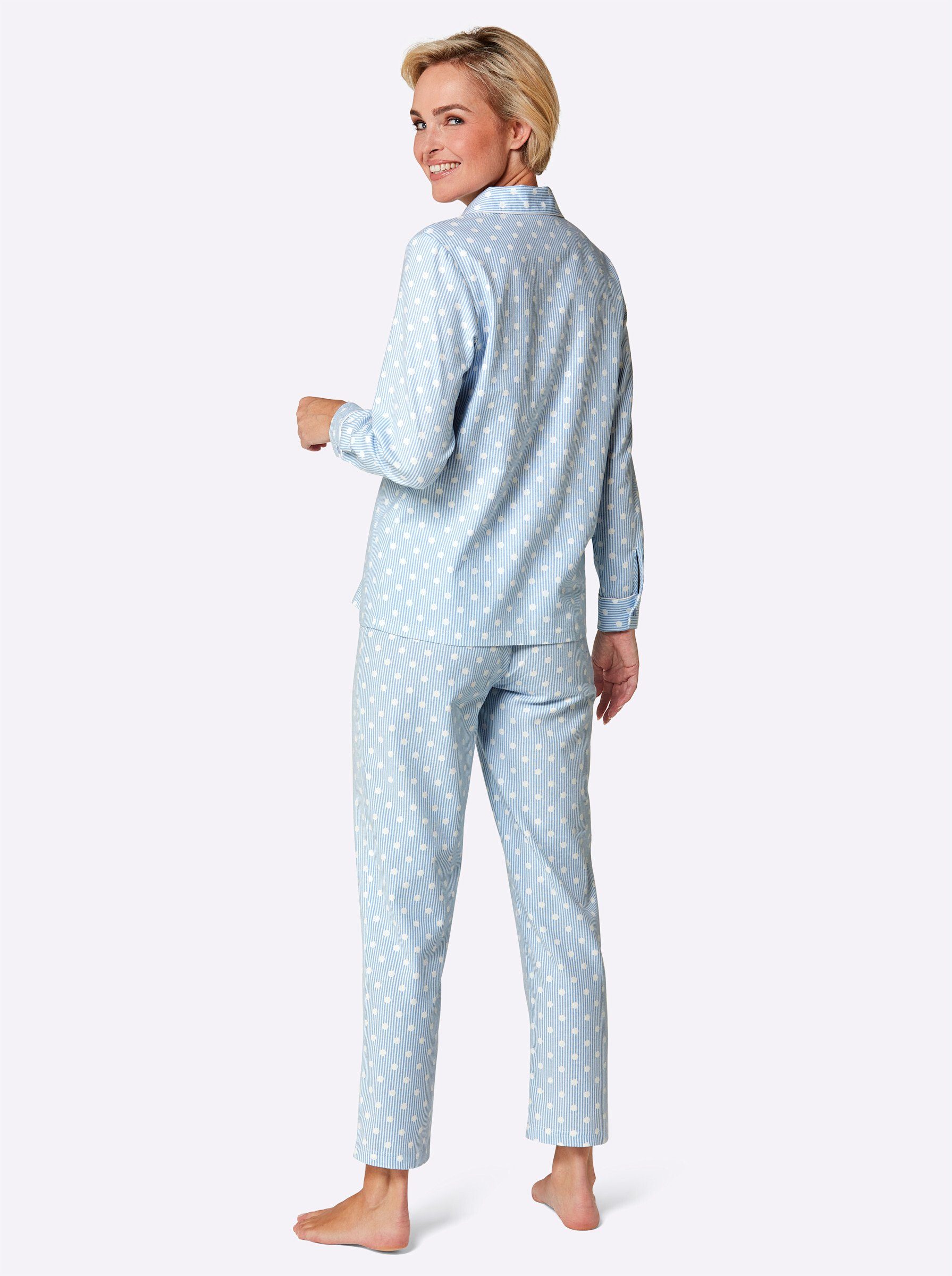 Witt Schlafanzug Pyjama Langarm günstig online kaufen