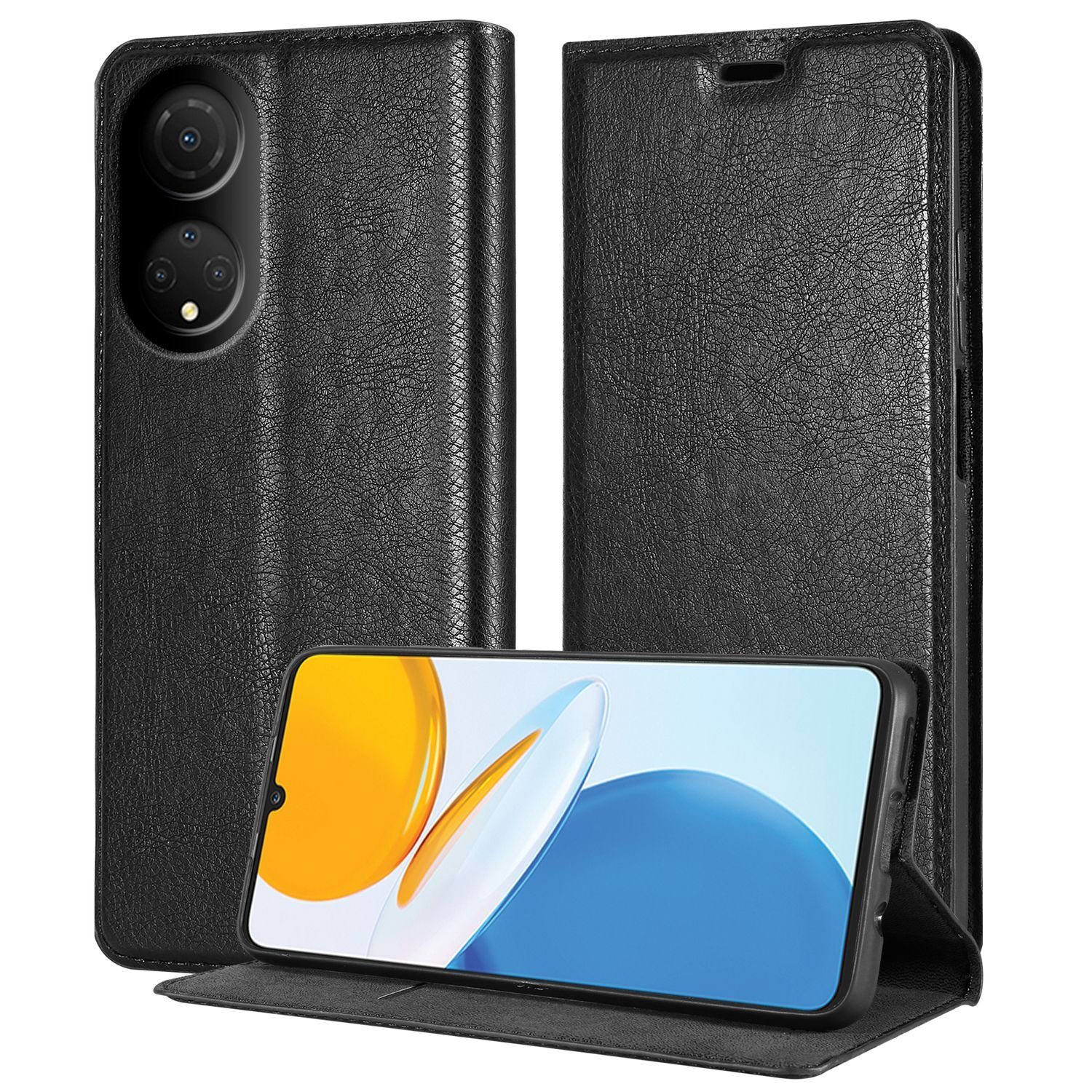 Cadorabo Handyhülle für Honor X7 Hülle Honor X7, Hülle Schutzhülle mit Standfunktion, Magnetverschluss und Kartenfach