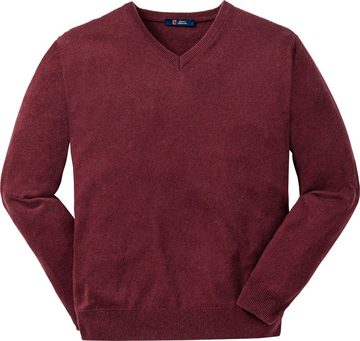 Royal Spencer V-Ausschnitt-Pullover mit Feinripp-Bündchen für den perfekten Sitz