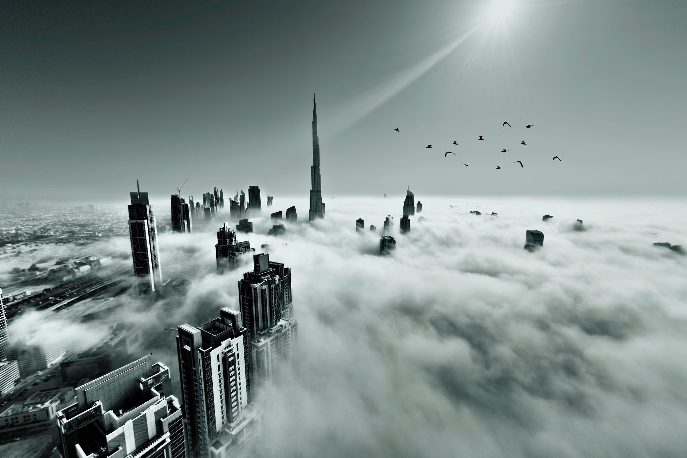 NAUFAL, Papermoon KHALIFA, BURJ Photo-Art Fototapete NAUFAL, DUBAI