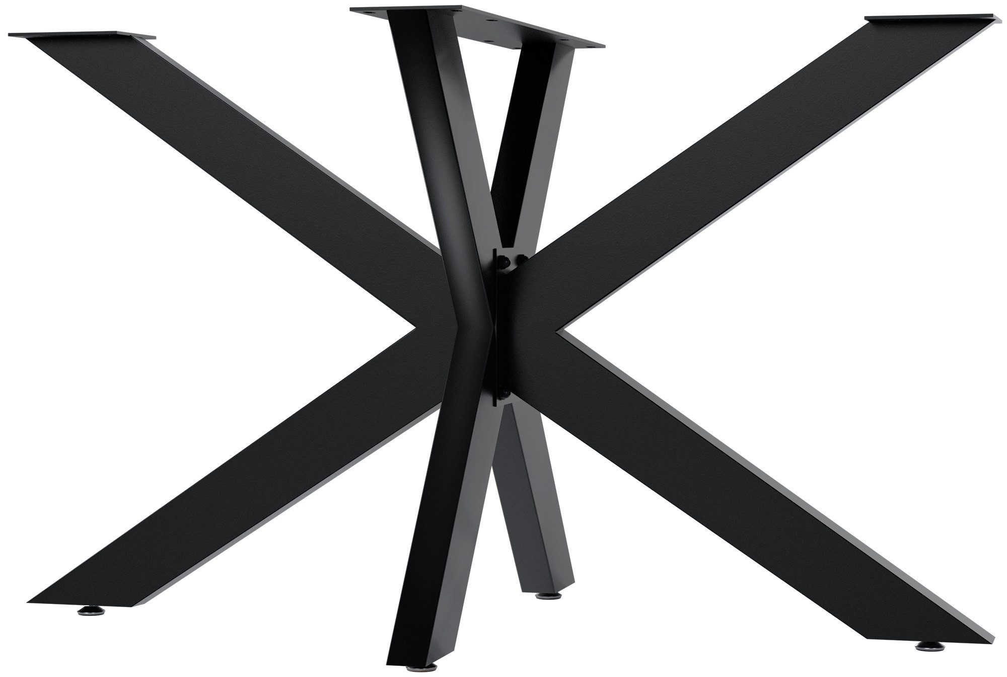 CLP Esstisch Hardwick, Metallbeine für DIY-Tischkufen, Bodenschoner günstig online kaufen