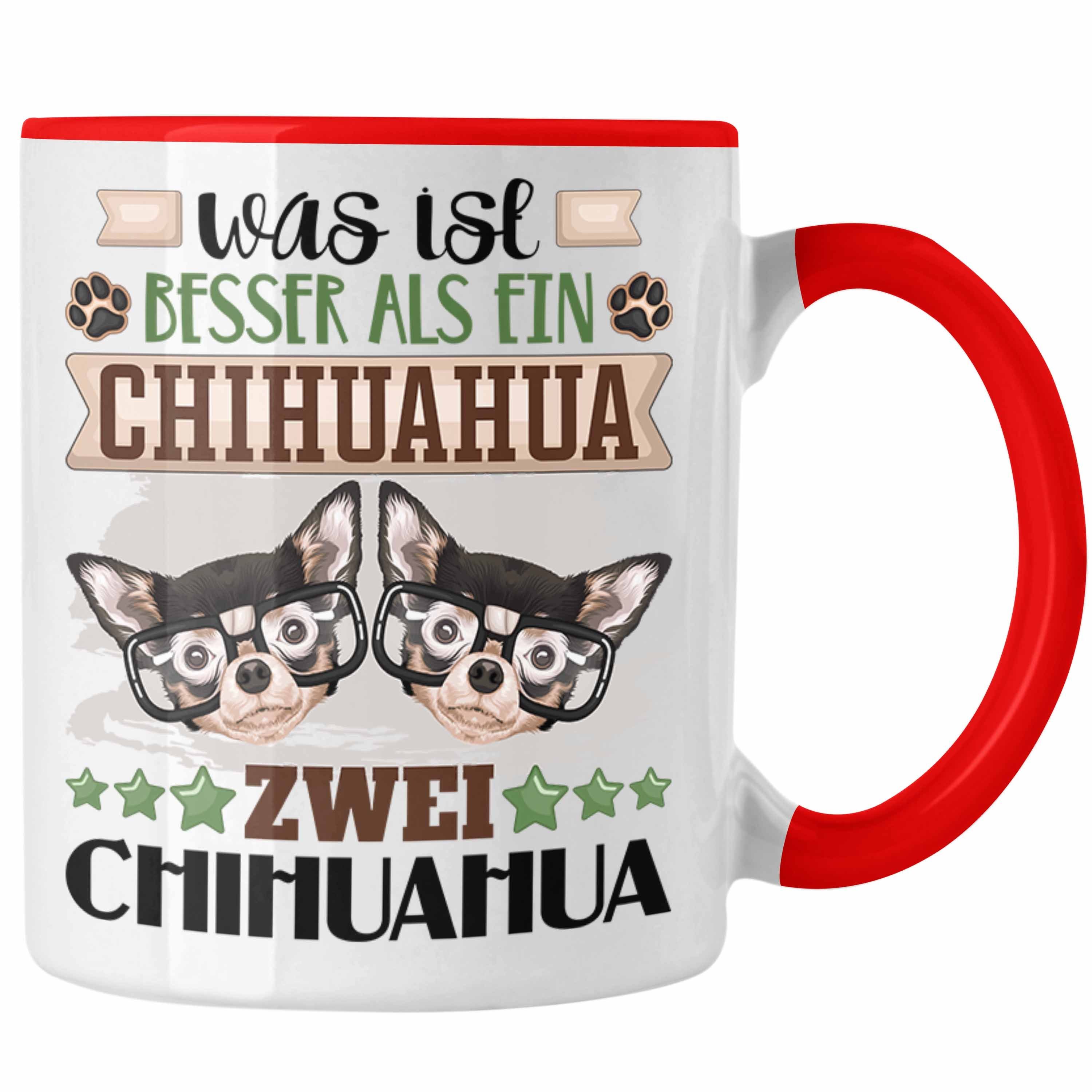 Trendation Tasse Chihuahua Besitzer Tasse Geschenk Lustiger Spruch Geschenkidee Was Ist Rot