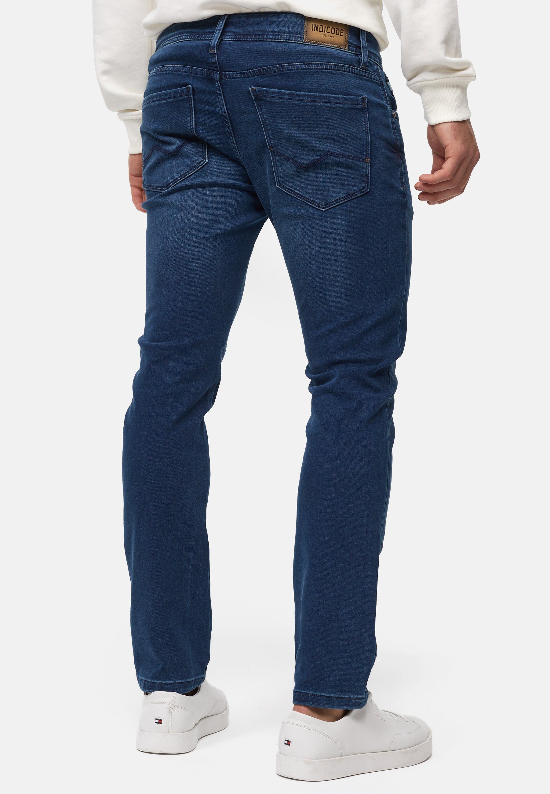 Indicode Regular-fit-Jeans Herren INCoil Jeanshose Hose Herrenhose