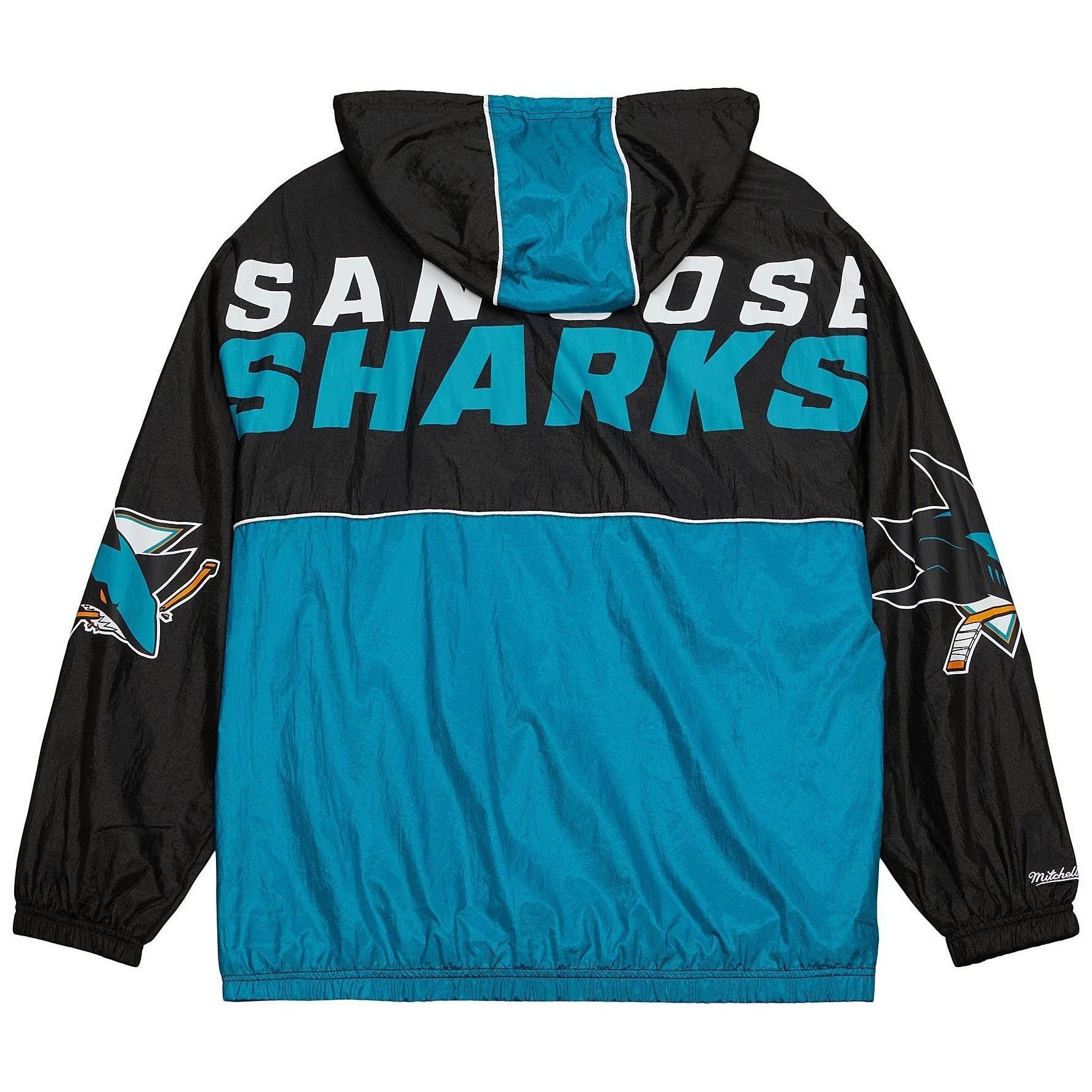 ORIGINS Anorak Mitchell Ness Sharks San & Jose Windbreaker