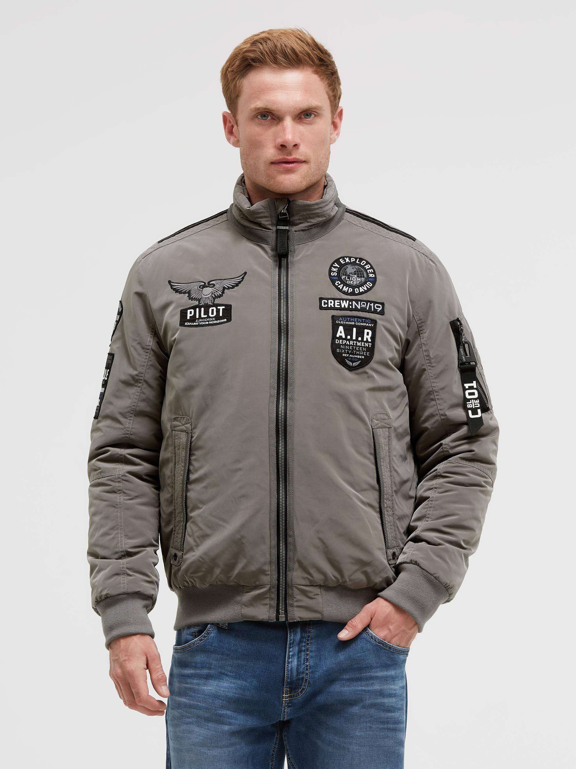 CAMP DAVID Winterjacke mit Ärmeltasche