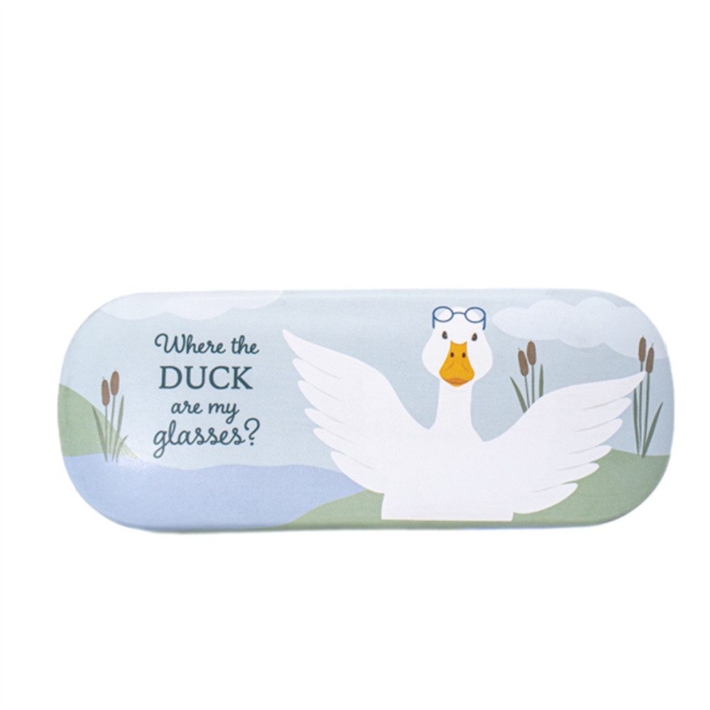 Sass & Belle Brillenetui Duck inkl. Reinigungstuch, Ente, Hartschale, ca. 16 x 6 x 3,5 cm