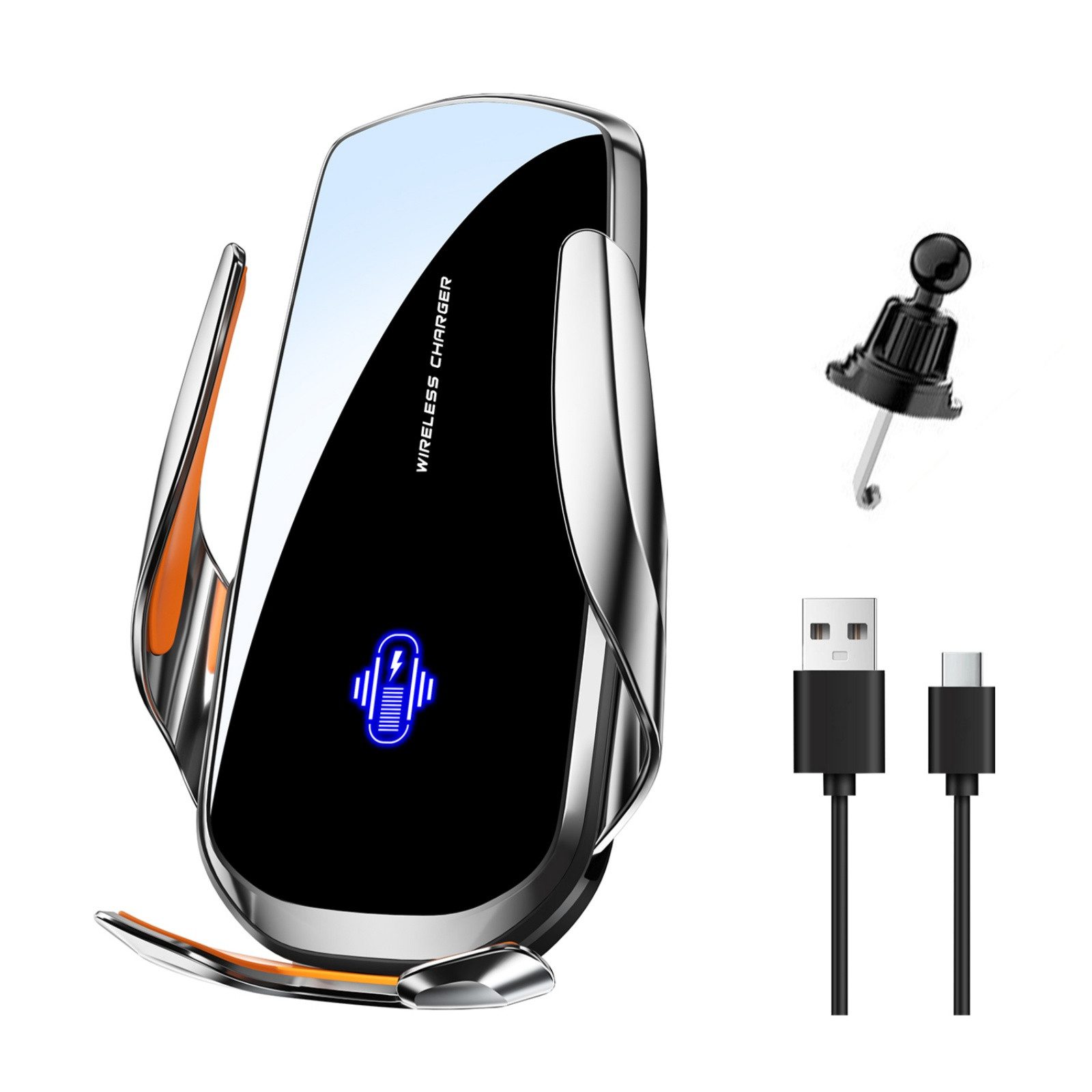 neue dawn Handy-Halterung Kabelloses Ladegerät Induktives Auto Handyhalterung für iPhone Samsung, (für iPhone 17 16 15 14 Pro Max,Samsung Galaxy S26 S25 S24 S23 Serie)