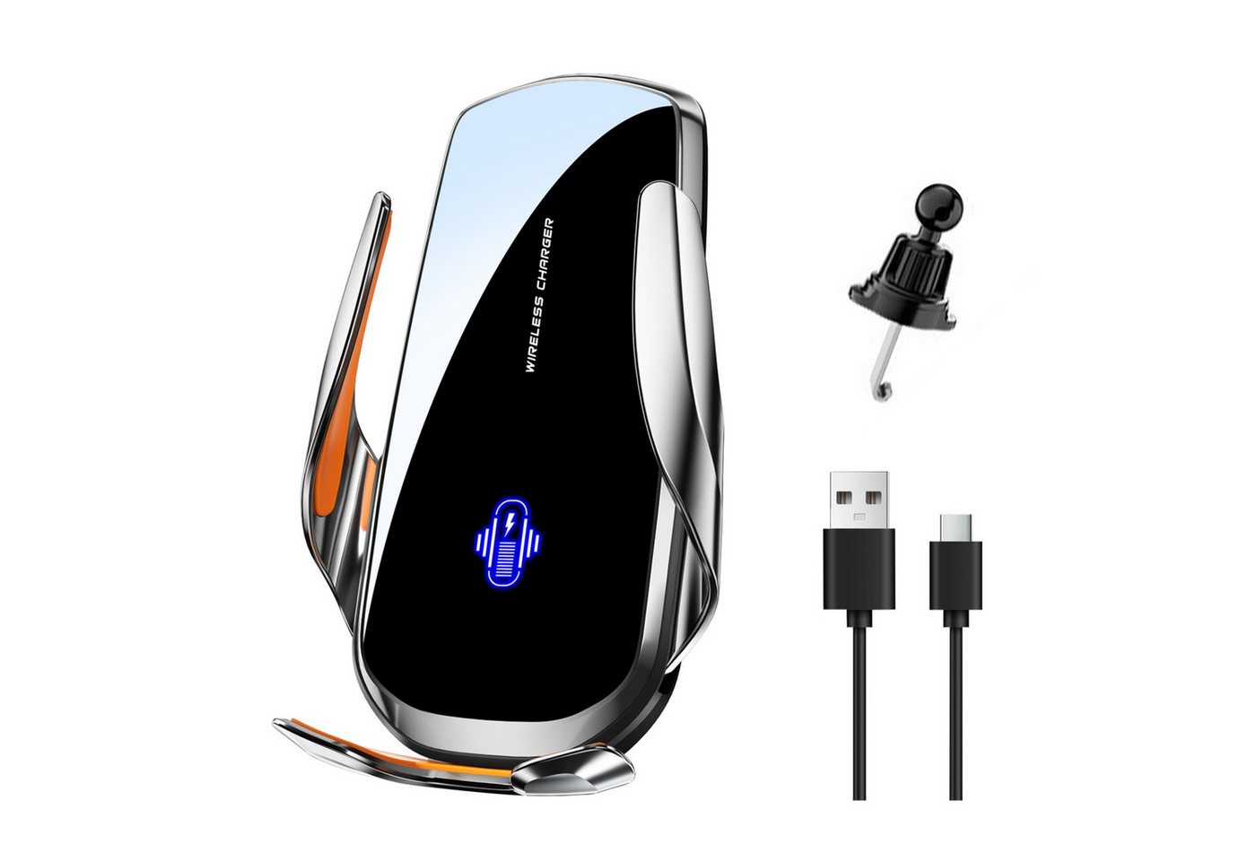 neue dawn Handy-Halterung Kabelloses Ladegerät Induktives Auto Handyhalterung für iPhone Samsung, (für iPhone 17 16 15 14 Pro Max,Samsung Galaxy S26 S25 S24 S23 Serie)