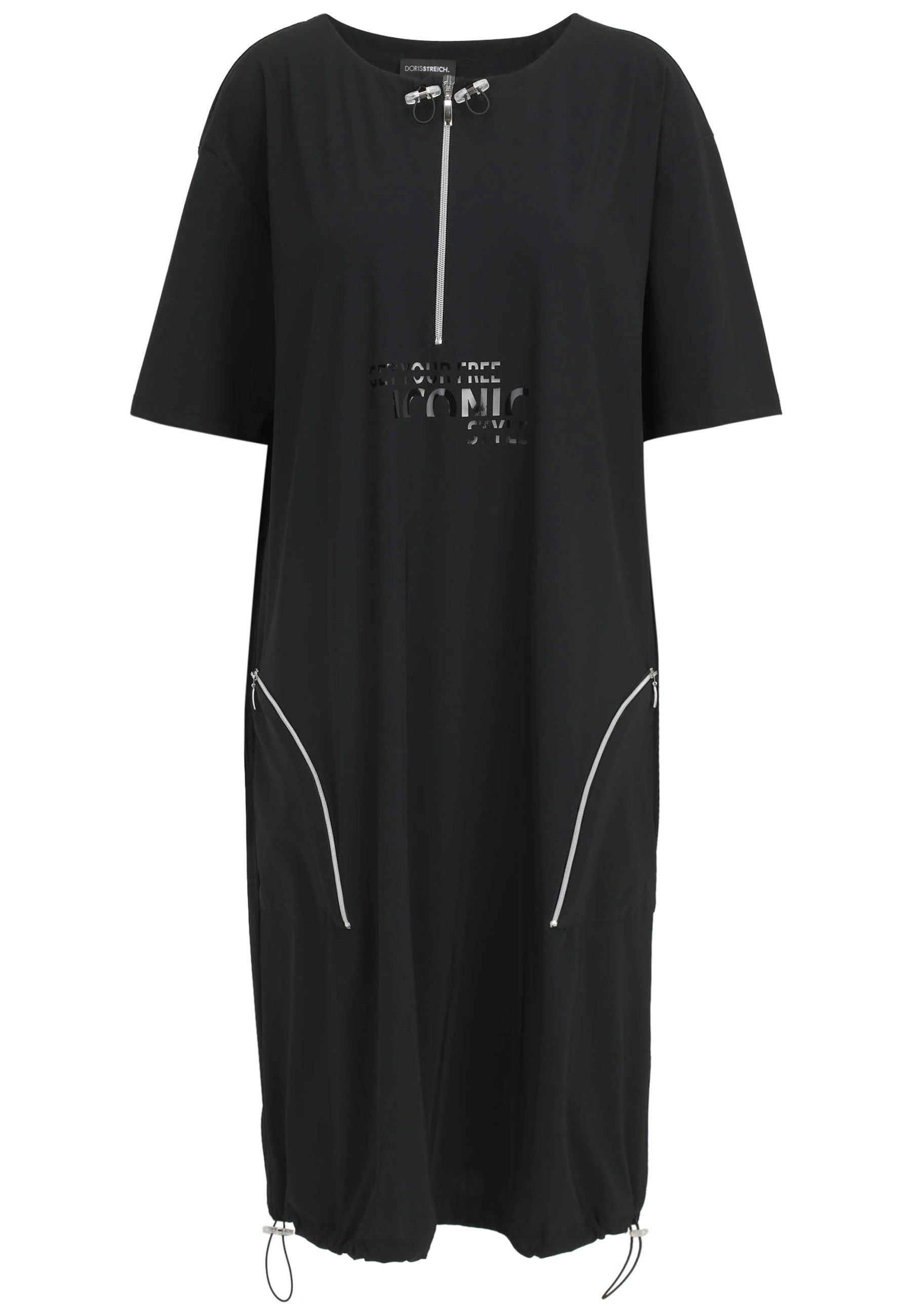 Doris Streich Jerseykleid mit dekorativen Zippern keine/nicht relevant